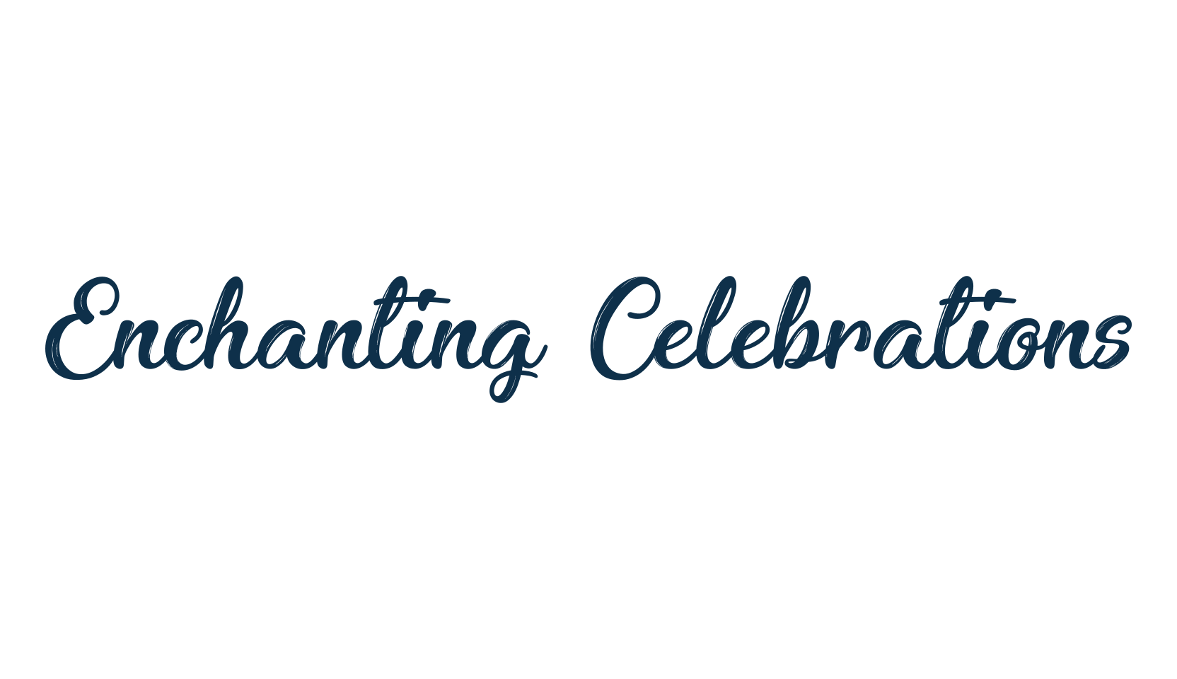 Enchanting Celebrations, script calligraphy fancy decorative font preview
