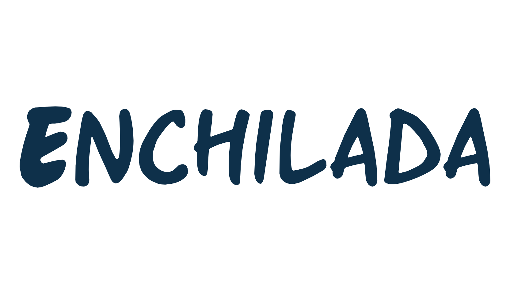 Enchilada, cartoon font preview