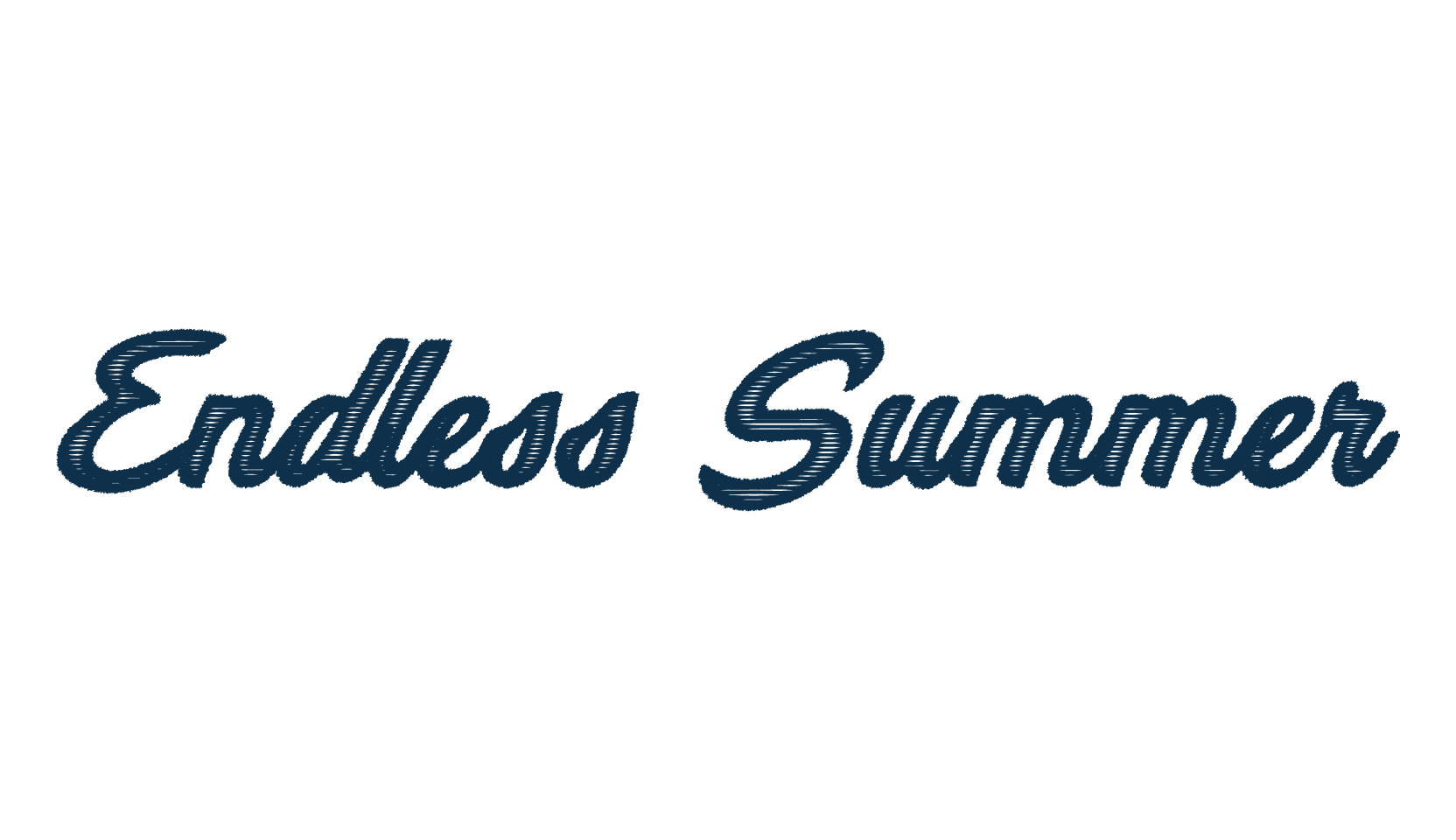 Endless Summer, fancy decorative font preview