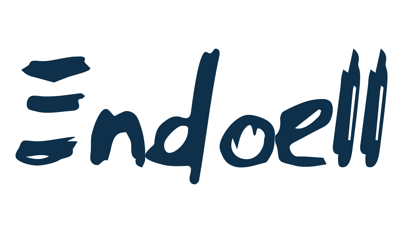 Endoell, trash font preview