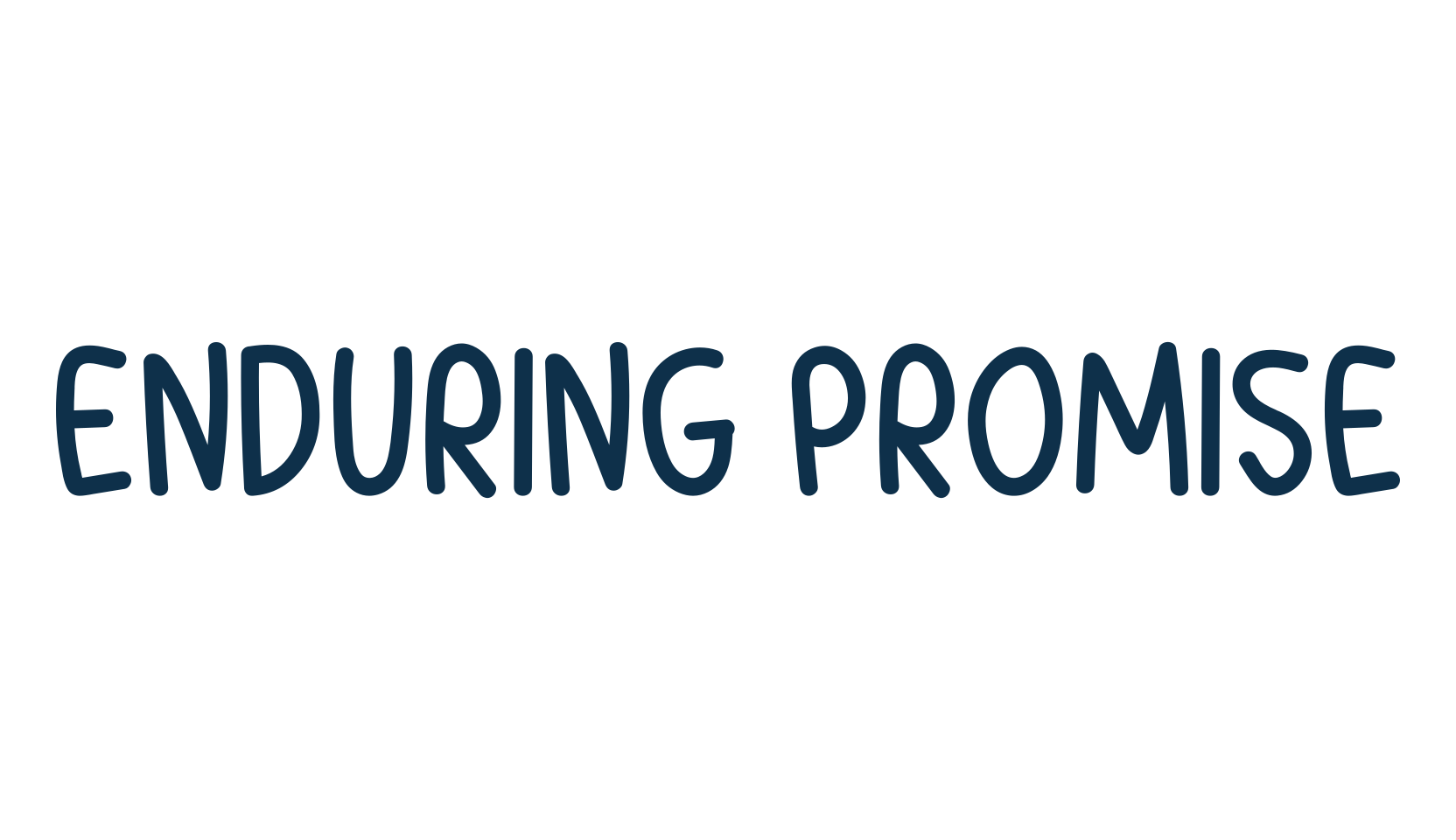 Enduring Promise, handwriting font preview