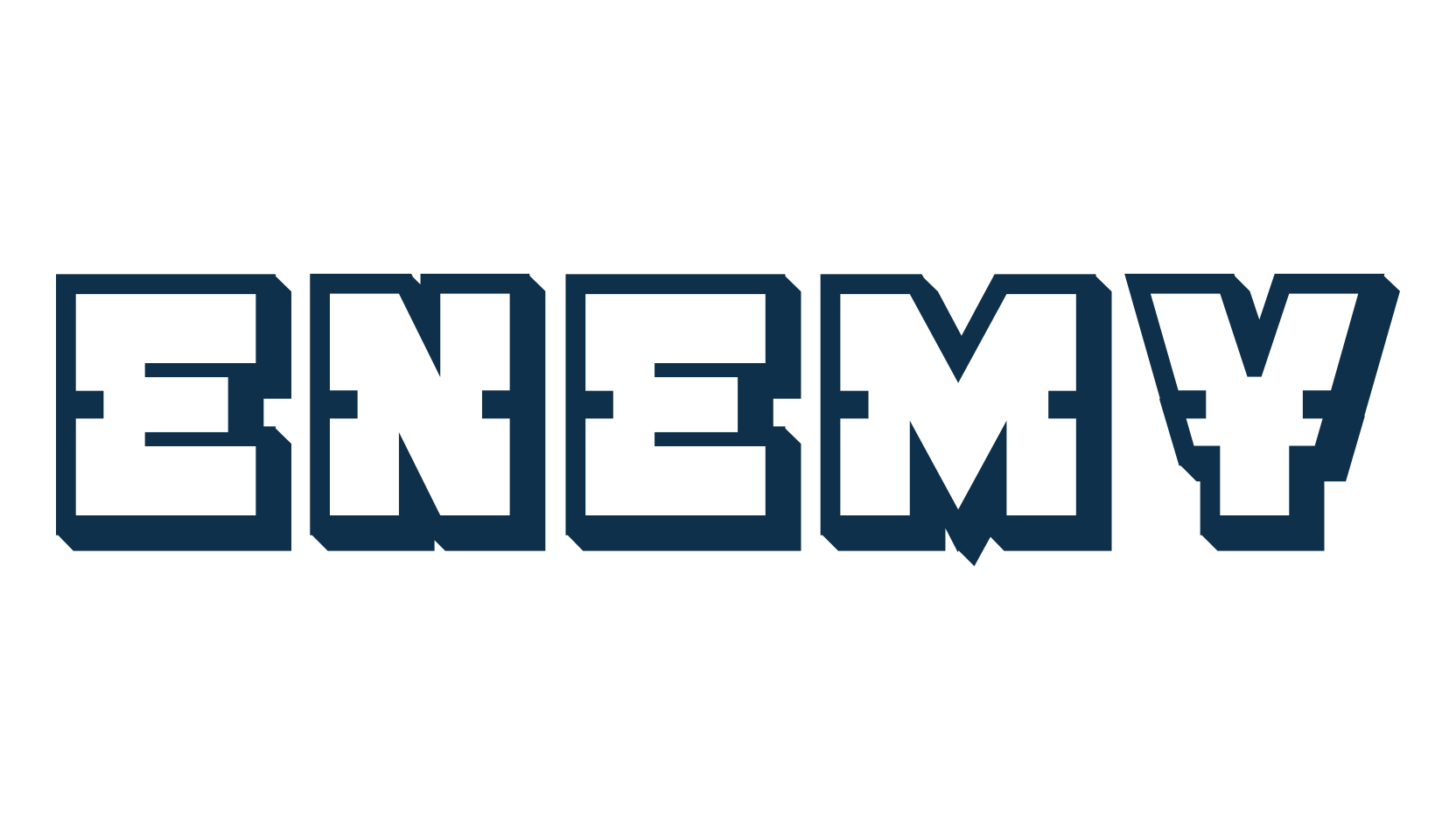 Enemy, various font preview