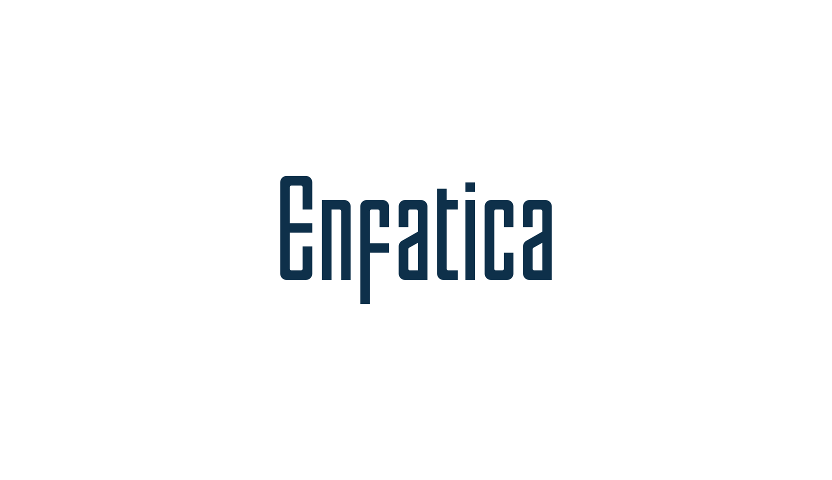 Enfatica, basic sans serif font preview
