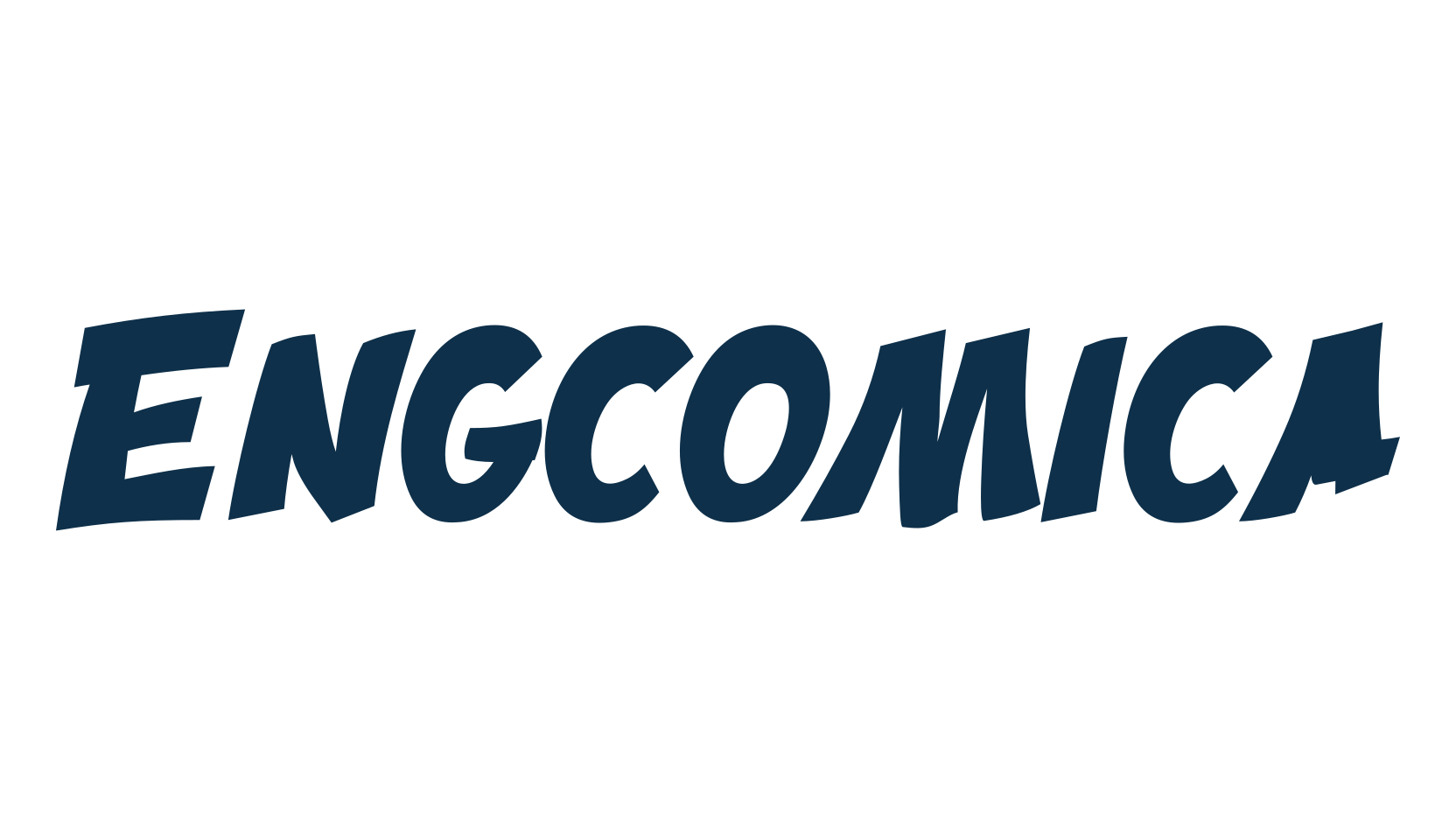 Engcomica, fancy cartoon decorative comic font preview