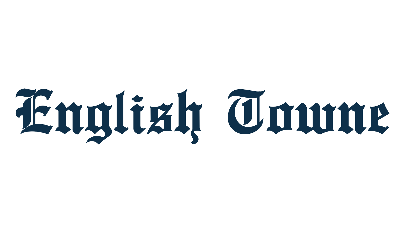 English Towne, gothic medieval font preview