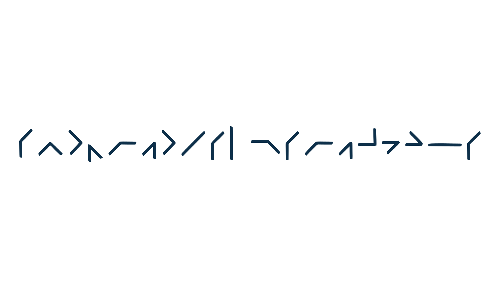 Enigmailed Semaphore, fancy decorative font preview