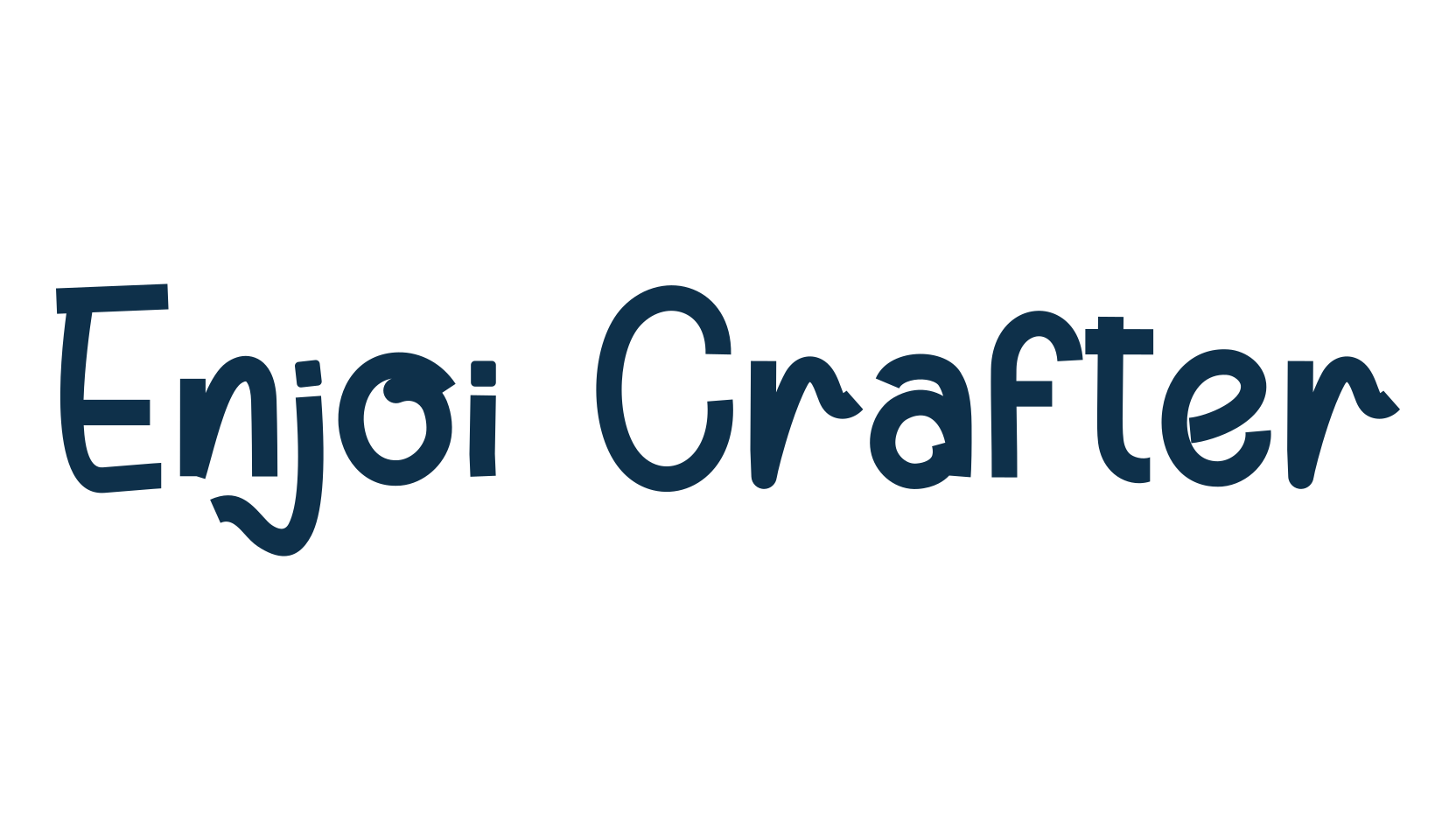 Enjoi Crafter, various font preview
