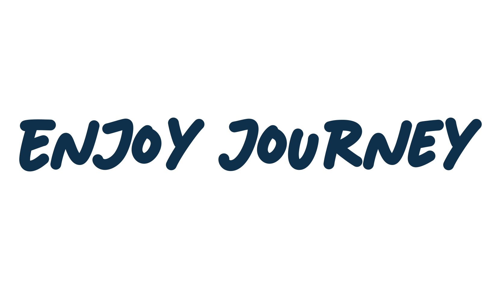 Enjoy Journey, script handwritten fancy decorative calligraphy font preview