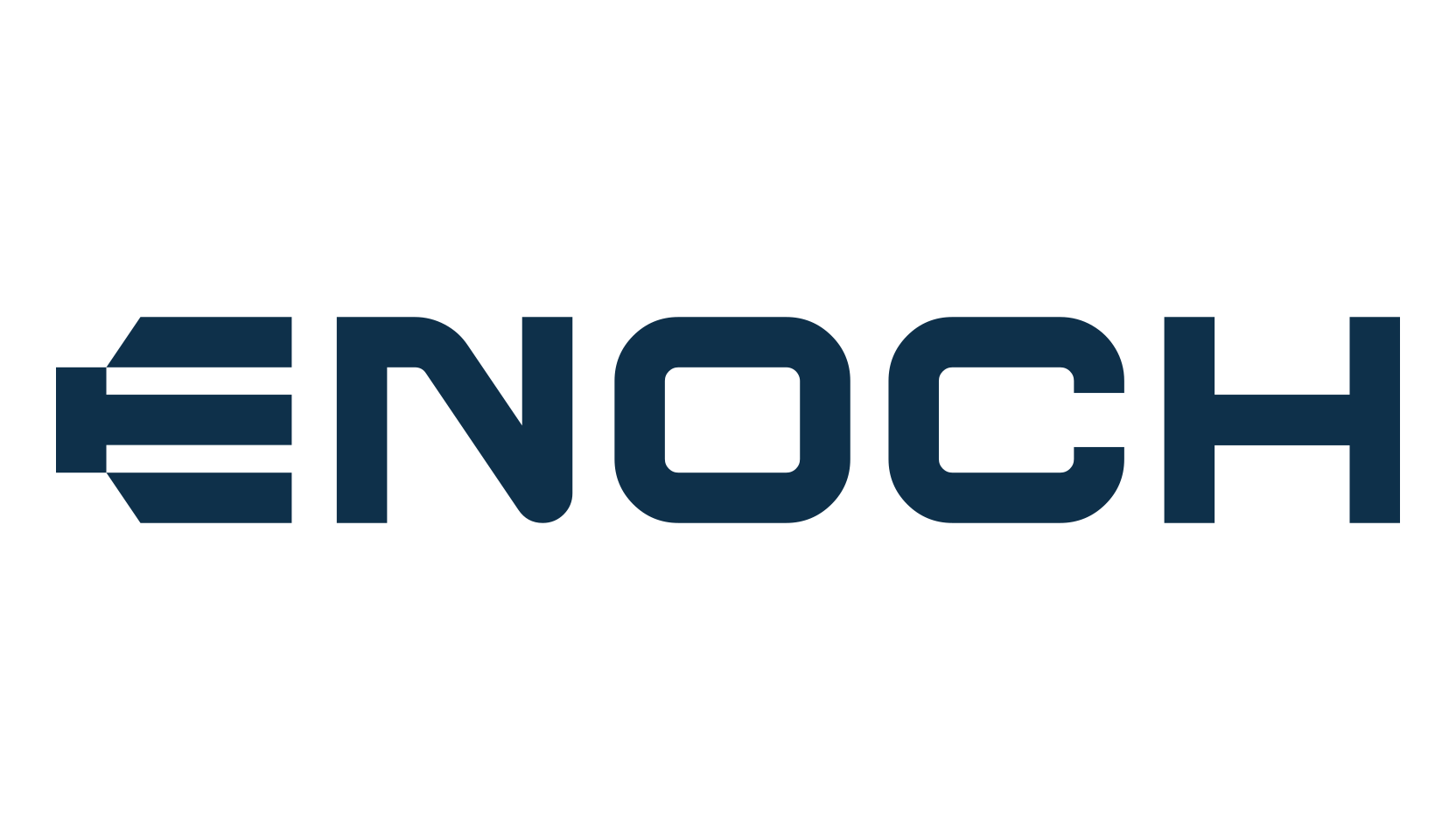 Enoch, techno sci-fi font preview