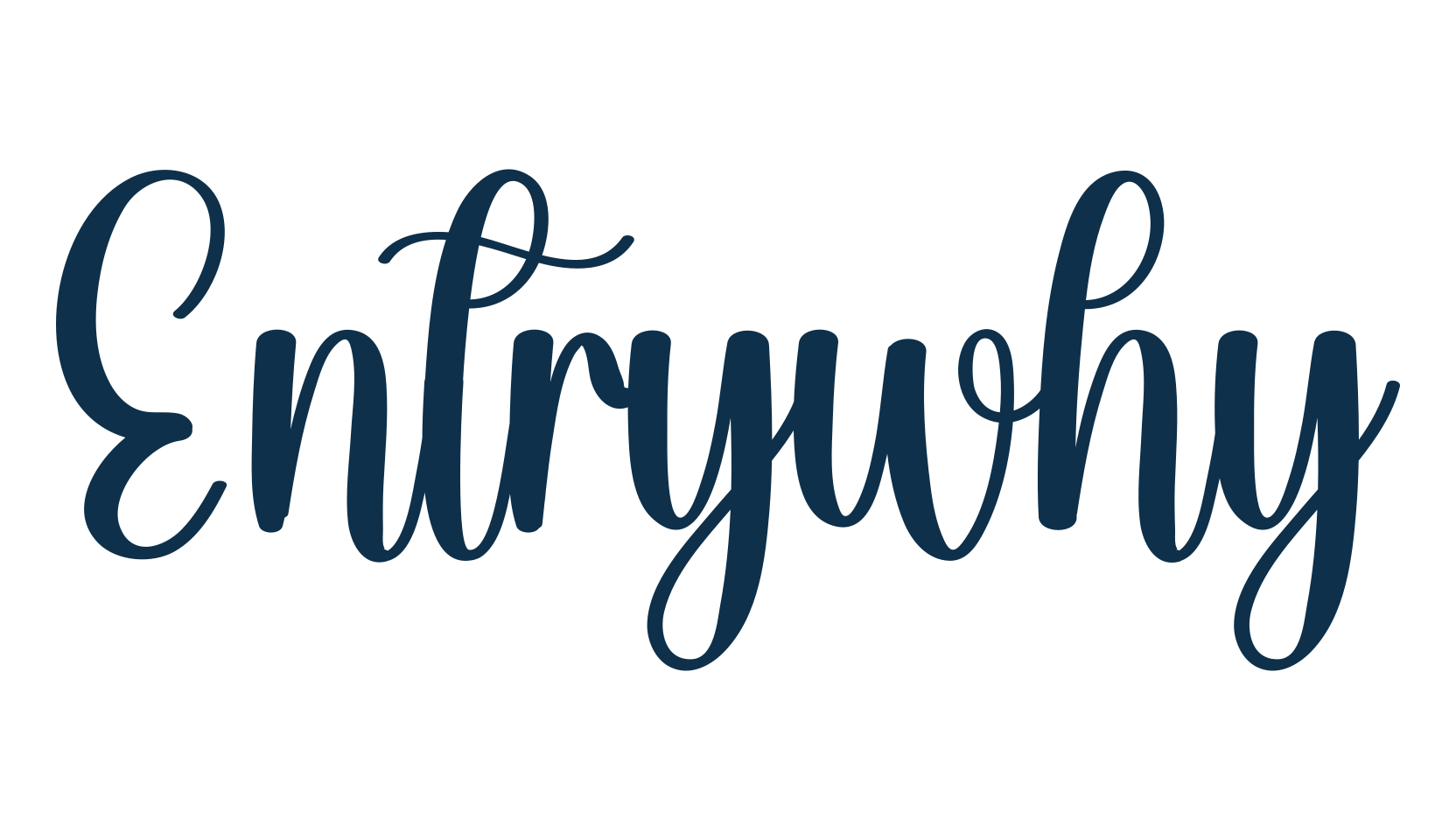 Entrywhy, fancy decorative font preview
