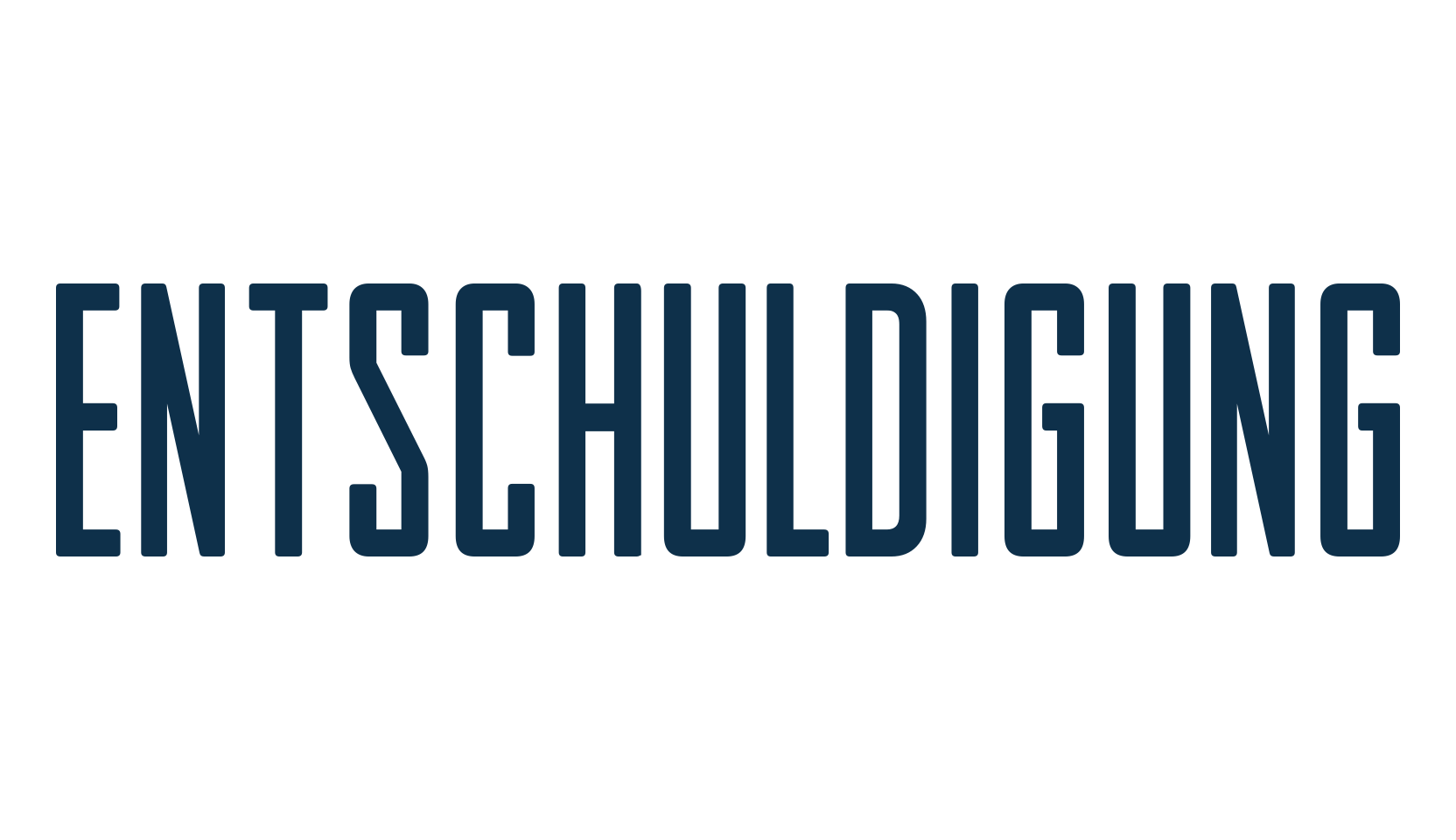 Entschuldigung, sans serif font preview