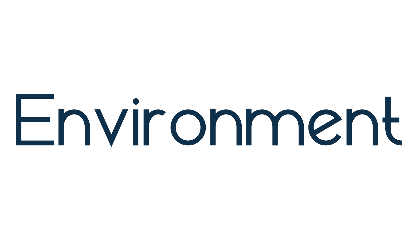 Environment, basic sans serif font preview