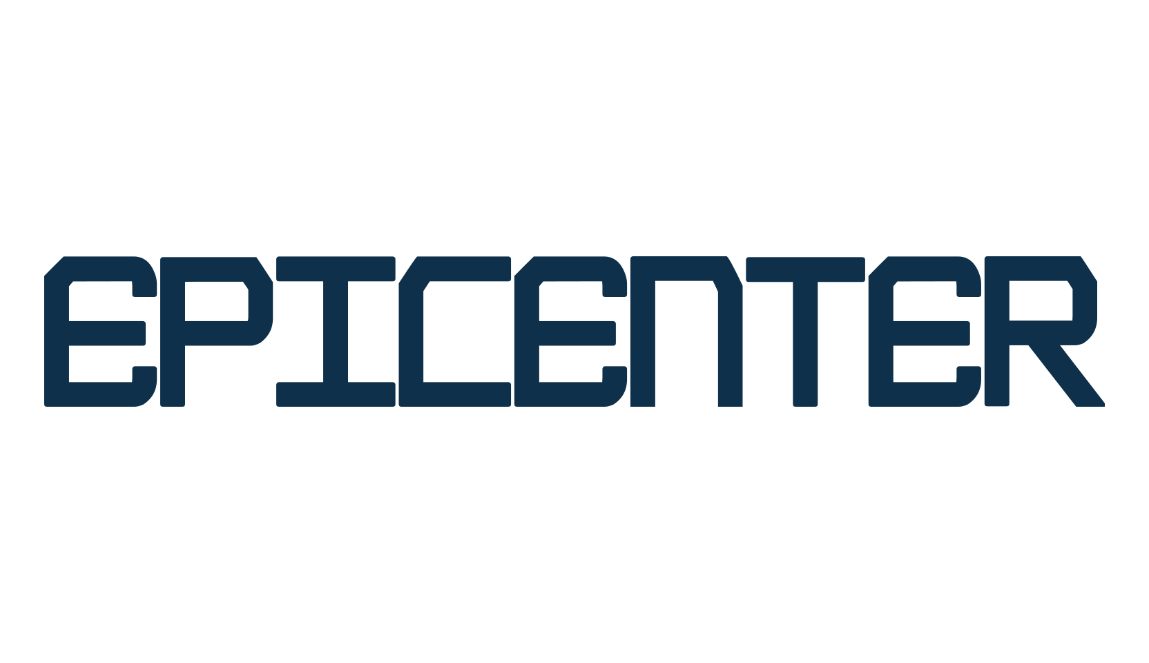 Epicenter, techno sci-fi font preview