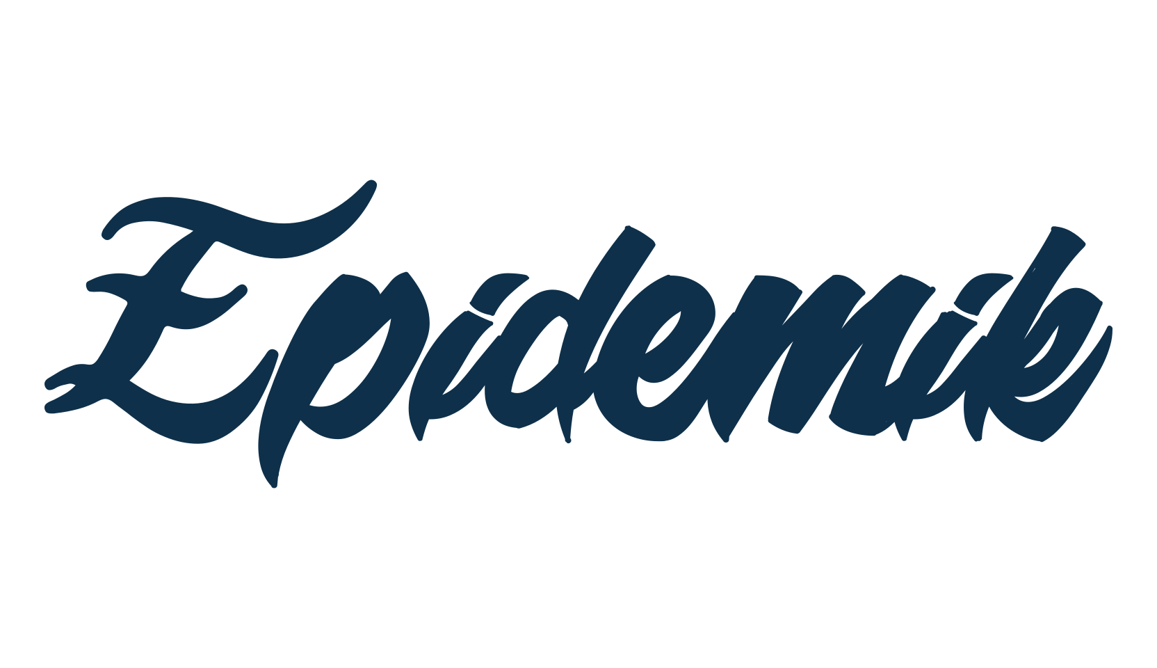 Epidemik, fancy decorative font preview