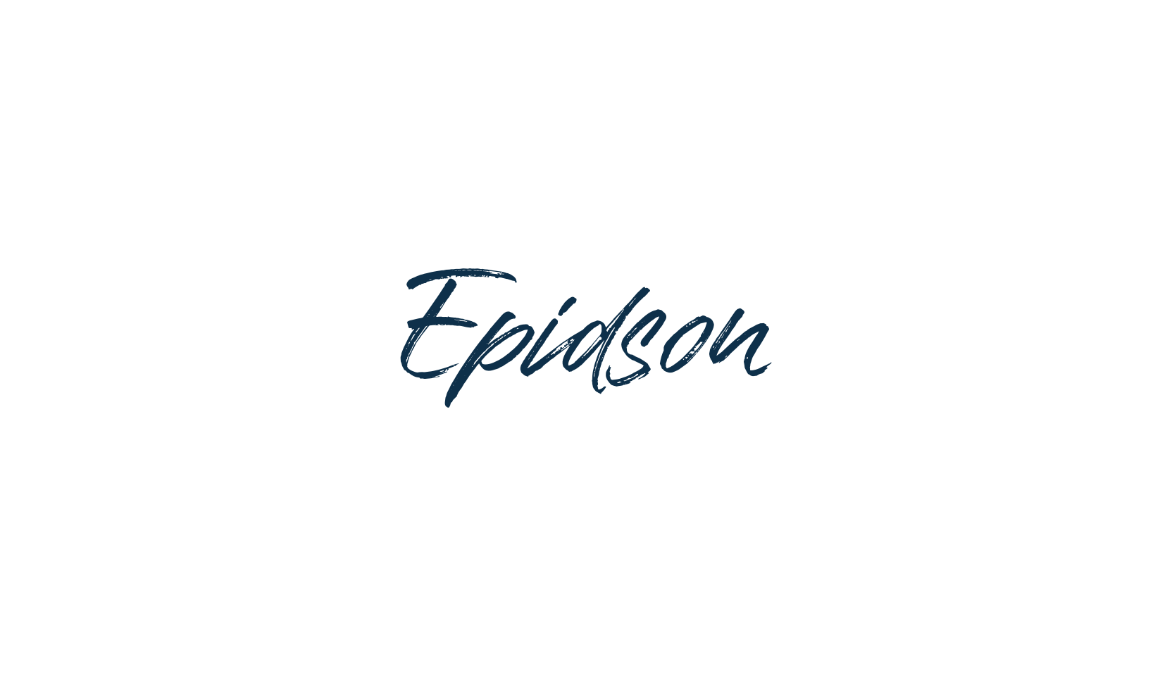 Epidson, script brush fancy decorative calligraphy font preview