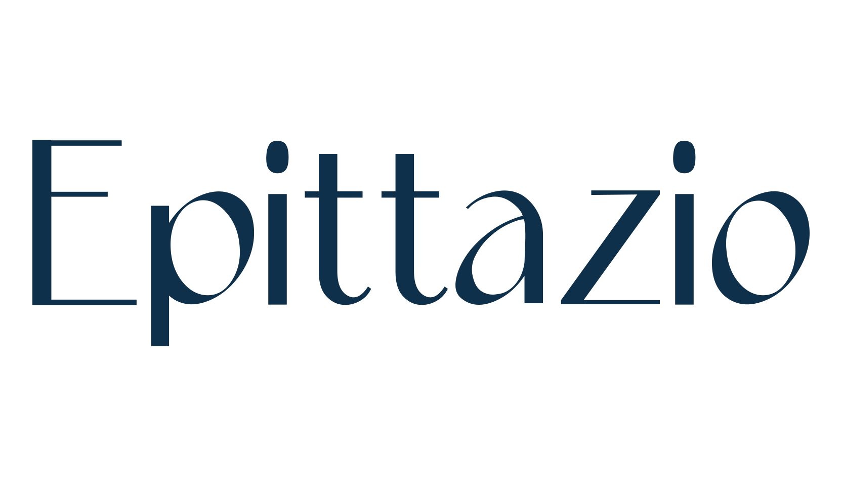 Epittazio, sans serif font preview
