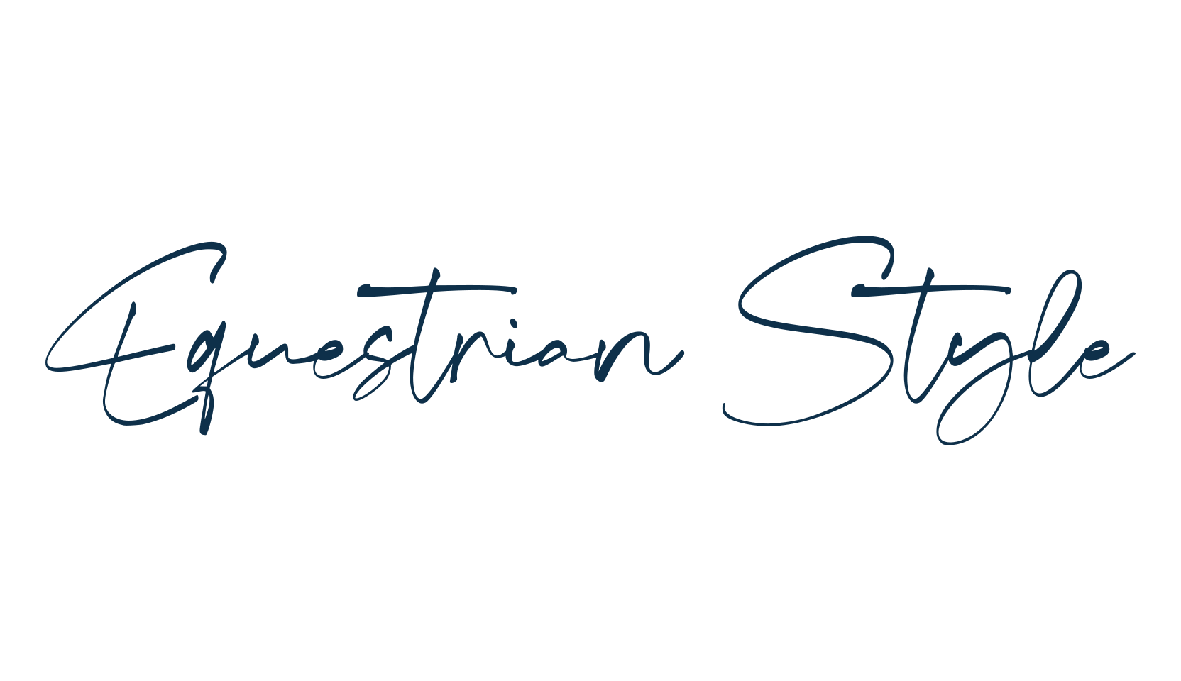 Equestrian Style, handwriting font preview