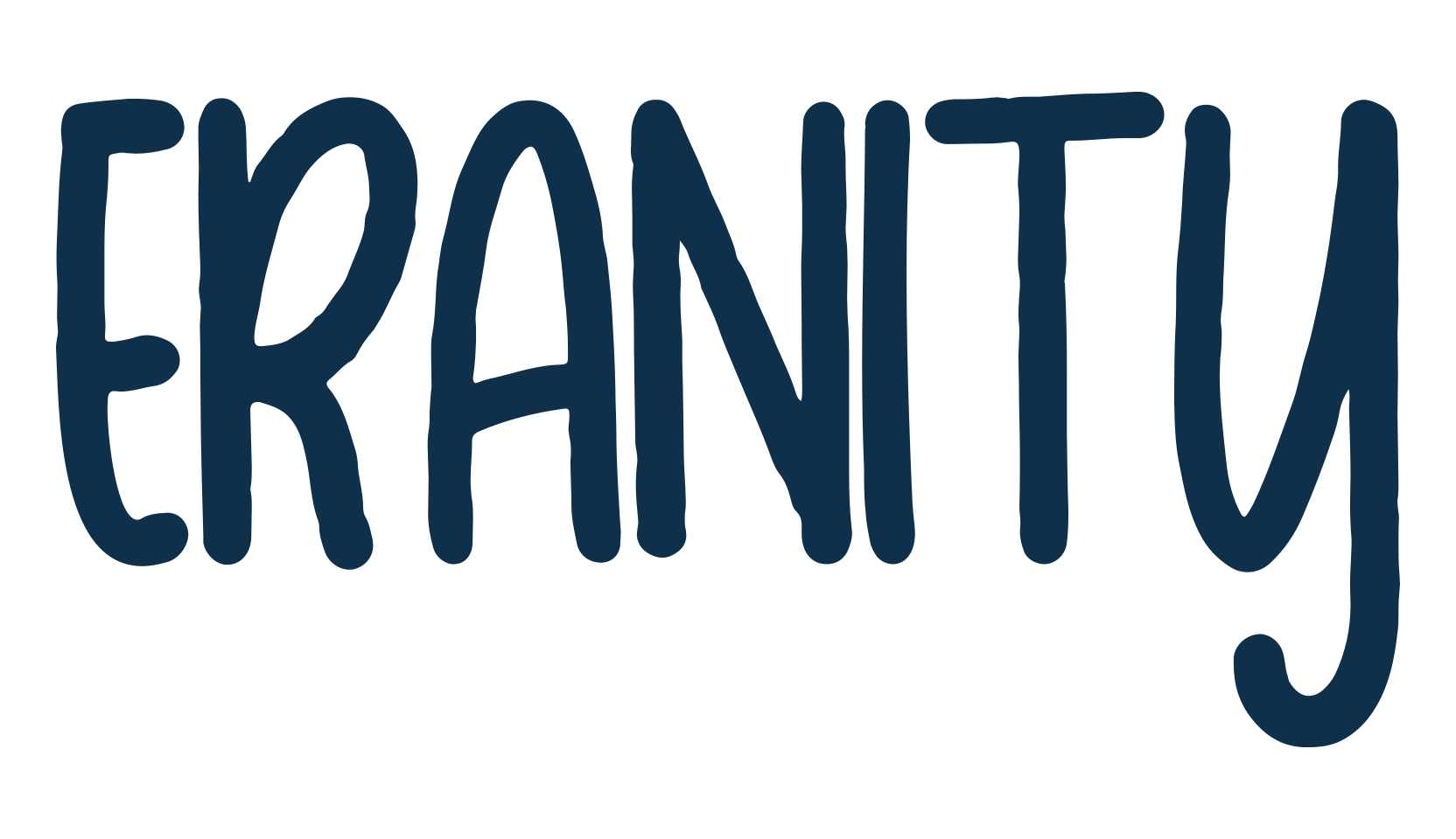 Eranity, script handwritten fancy decorative calligraphy font preview