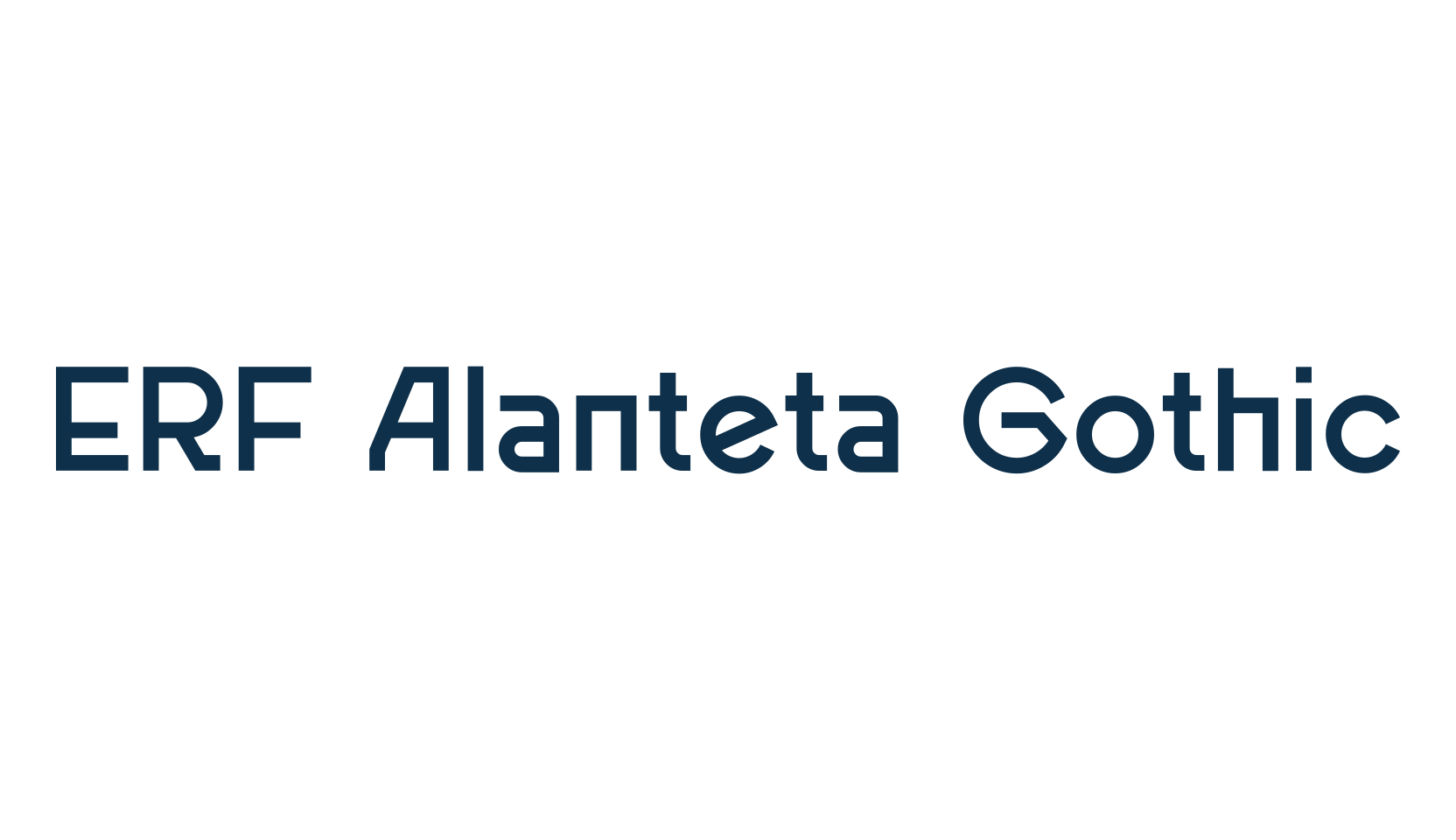 ERF Alanteta Gothic, fancy various basic font preview