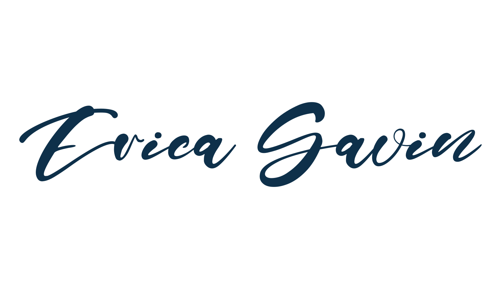 Erica Gavin, script calligraphy fancy decorative font preview