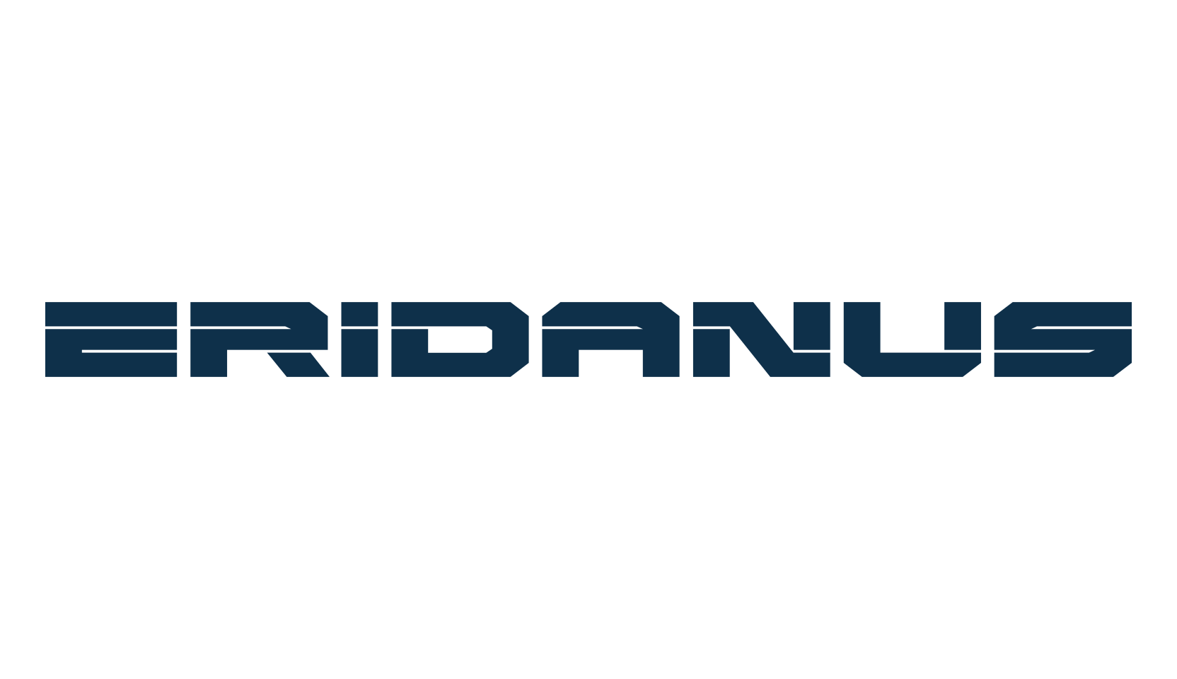 Eridanus, techno sci-fi font preview