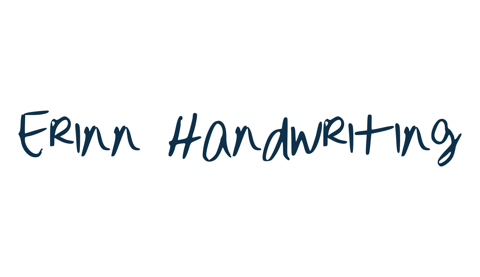 Erinn Handwriting, script handwritten fancy decorative calligraphy font preview