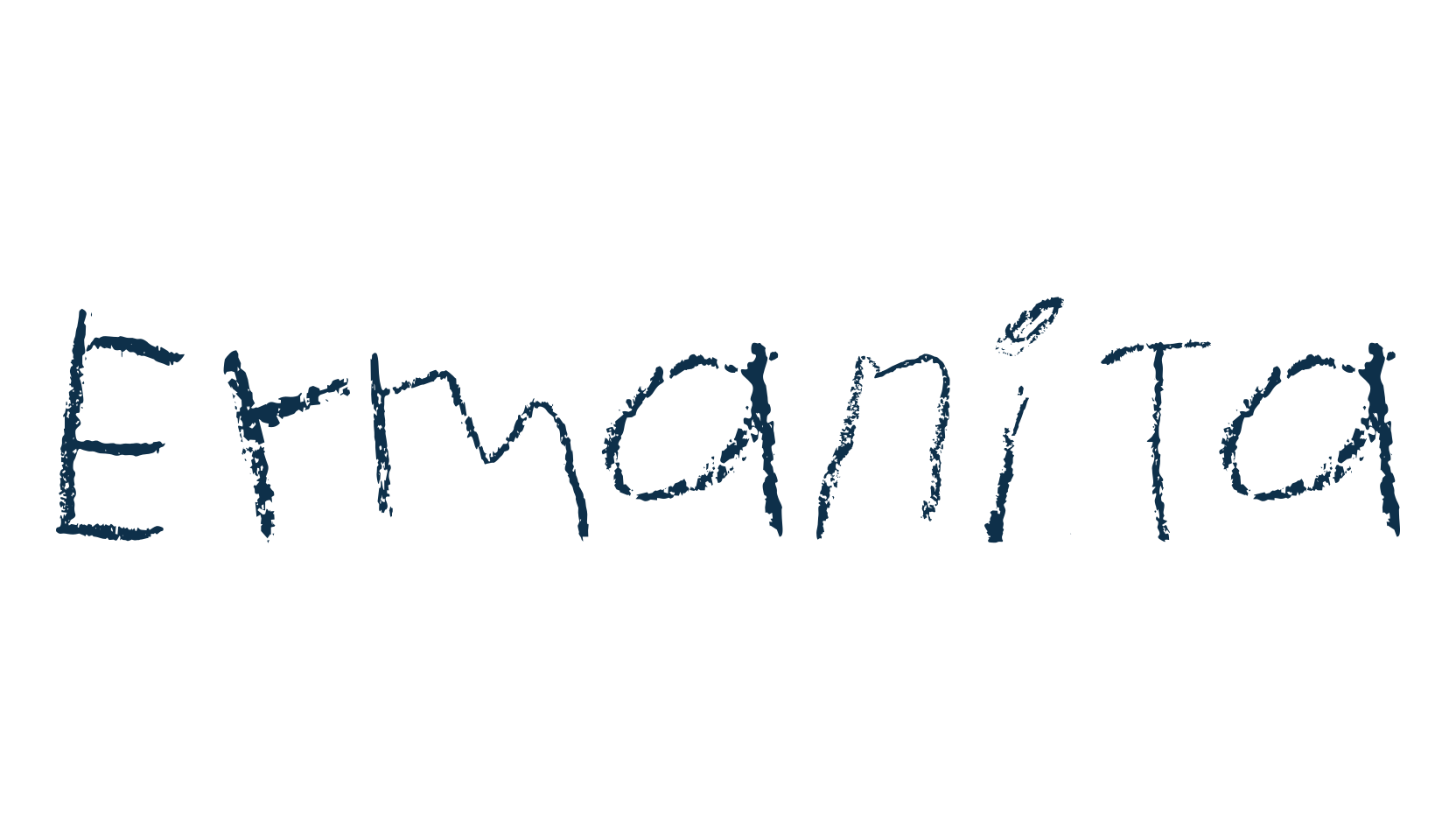 Ermanita, trash font preview