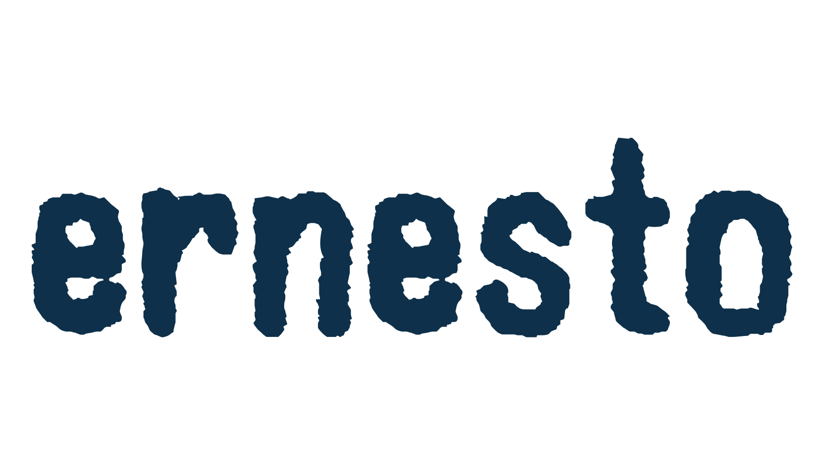 Ernesto (ernesto), fancy typewriter decorative font preview