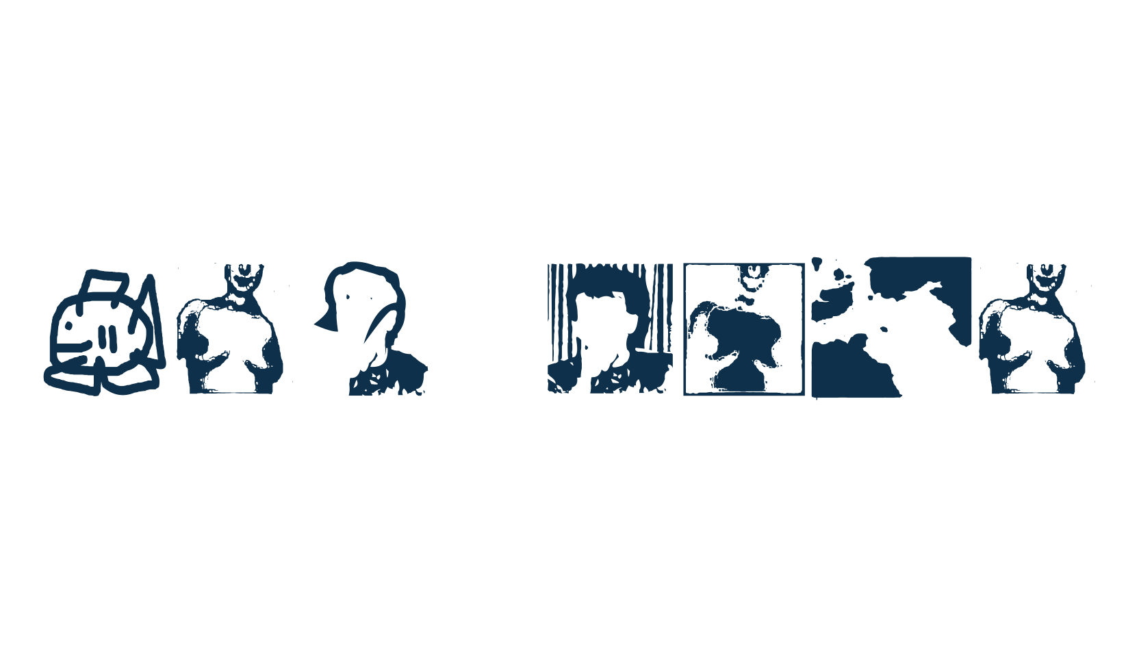 Eros Simboli, fancy decorative font preview