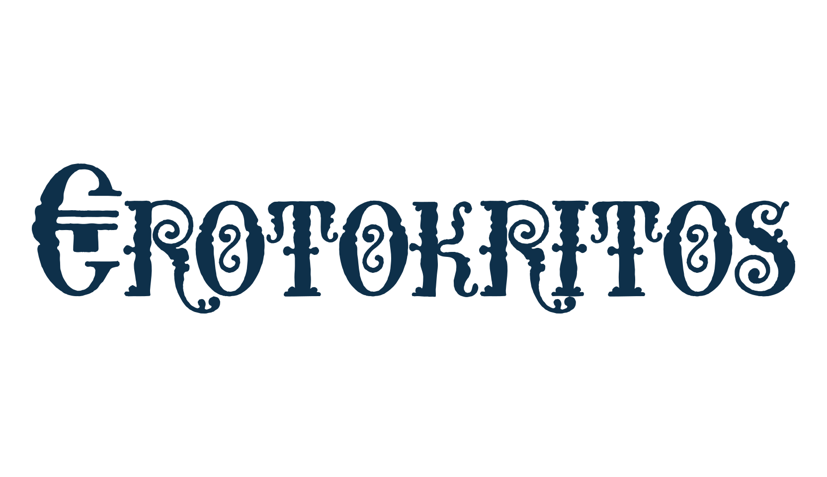 Erotokritos, curly font preview