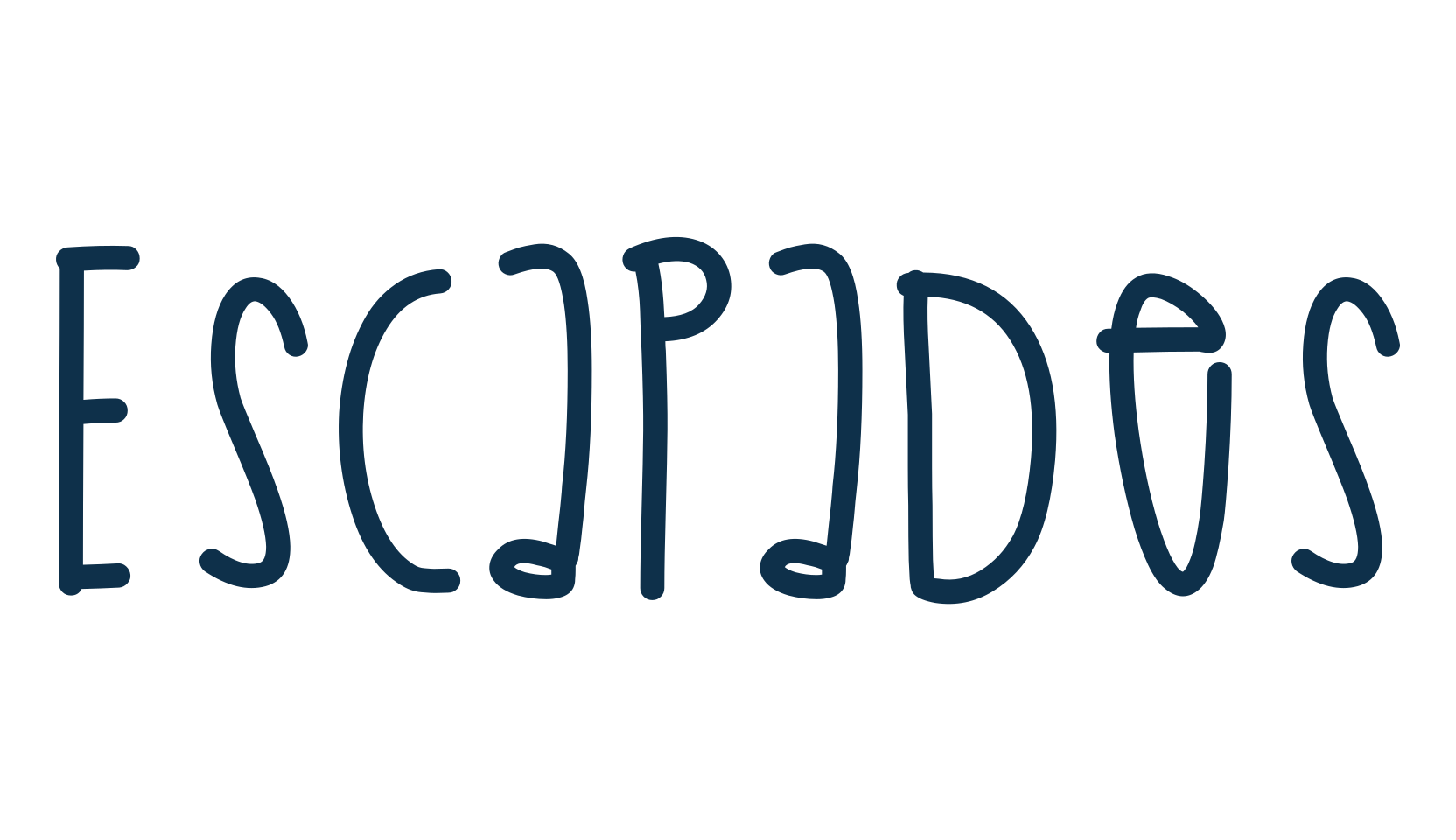 Escapades, script handwritten fancy decorative calligraphy font preview
