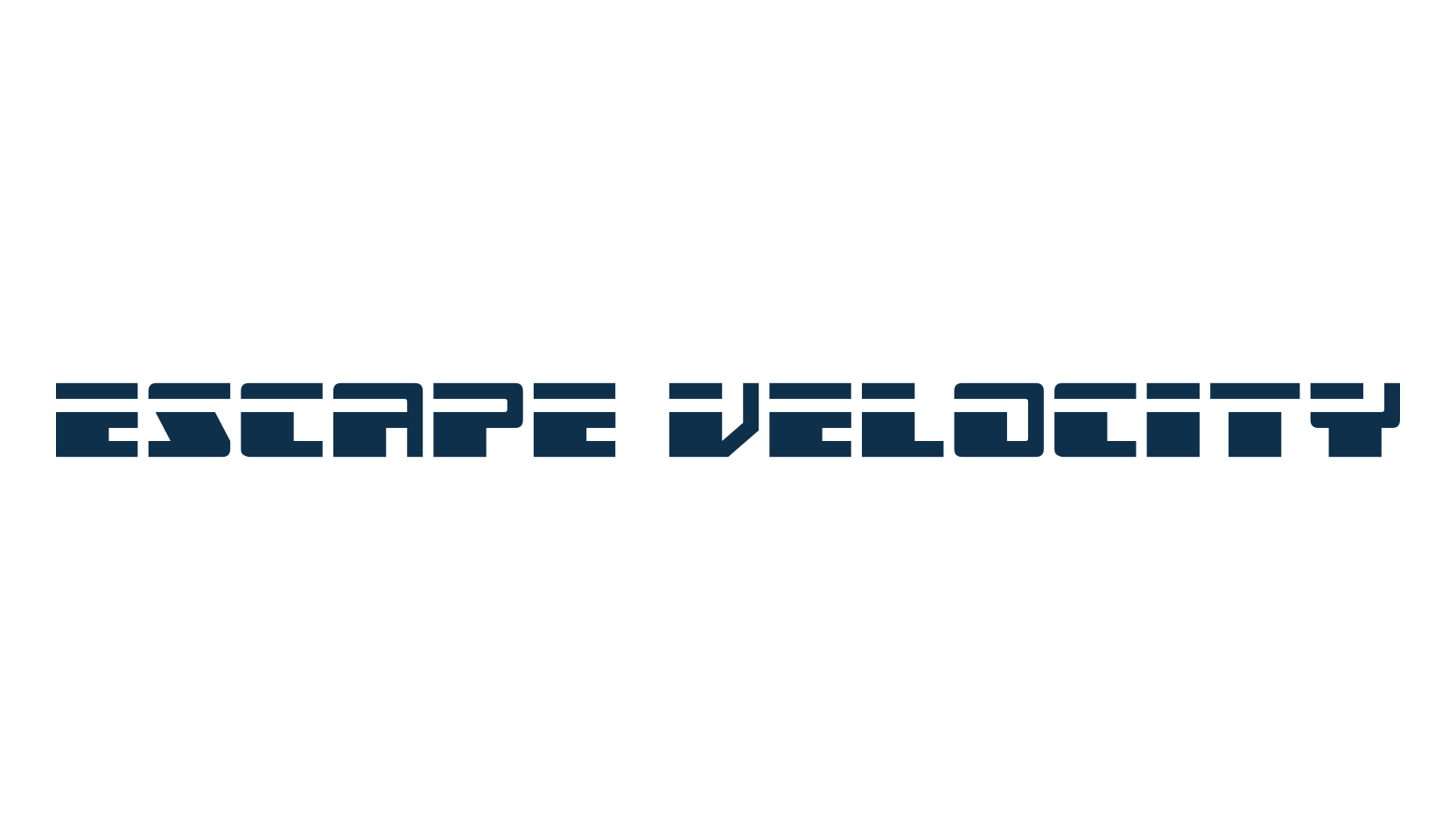 Escape Velocity, sci-fi font preview