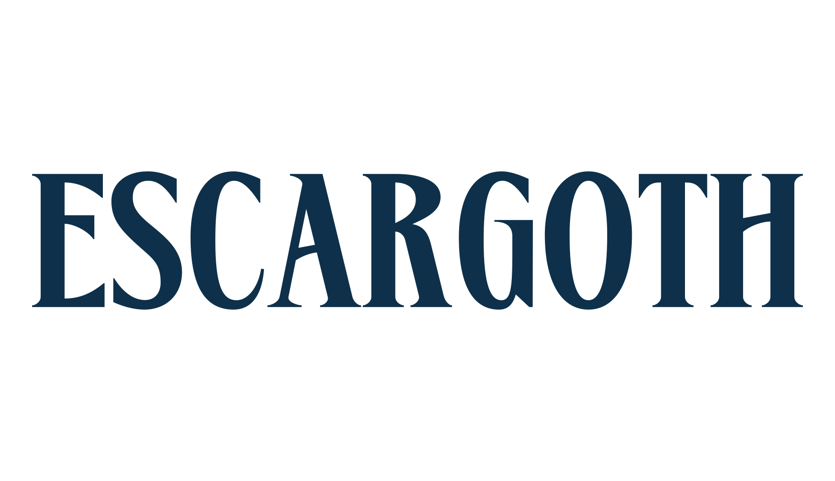Escargoth, modern font preview