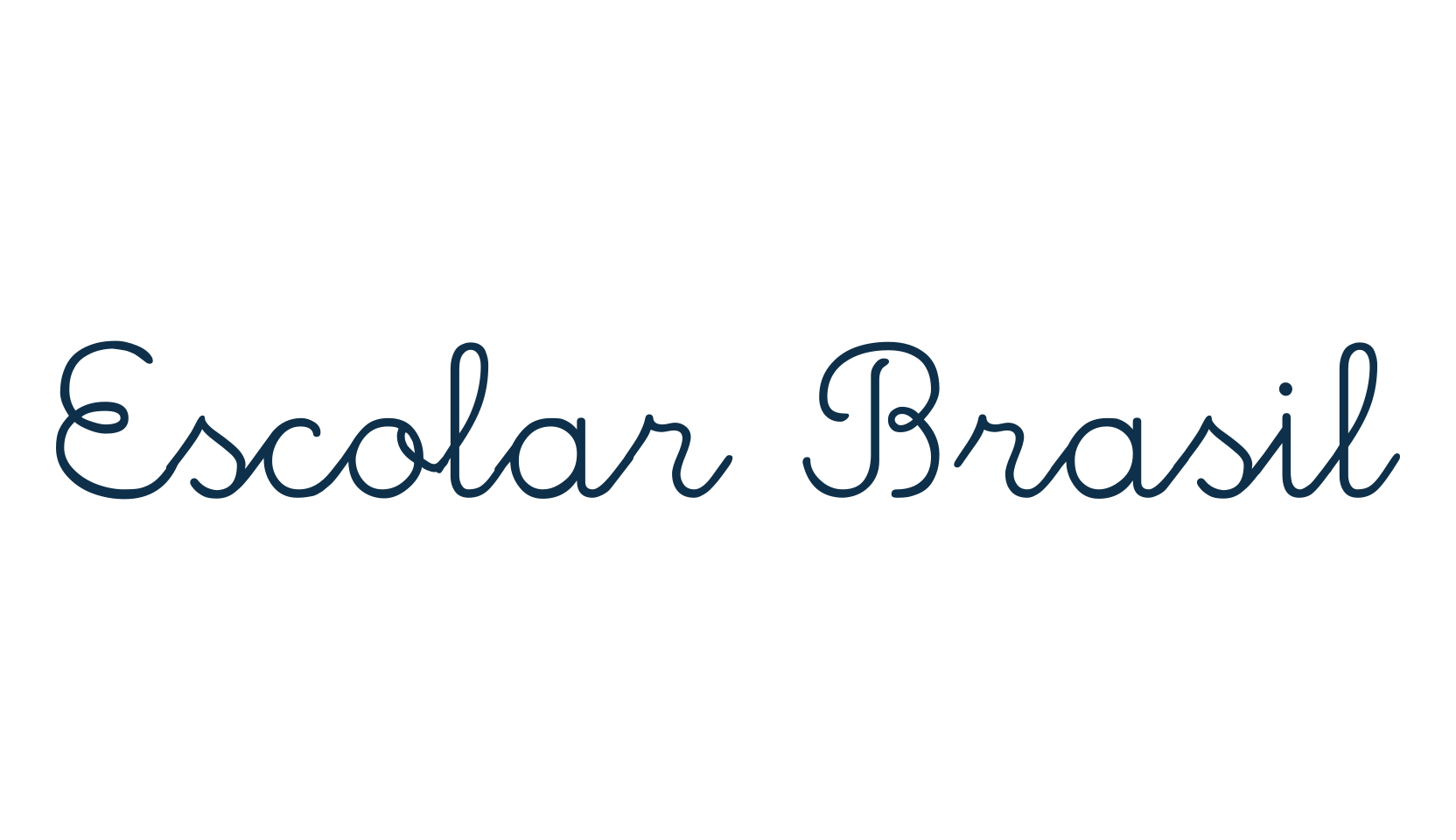 Escolar Brasil, school font preview