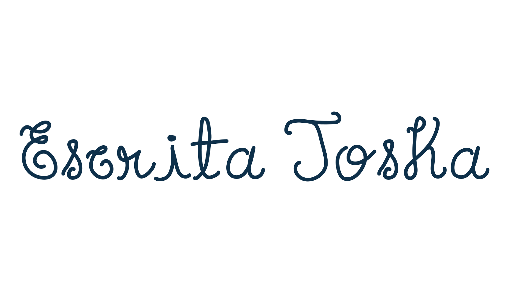 Escrita Toska, fancy curly decorative font preview