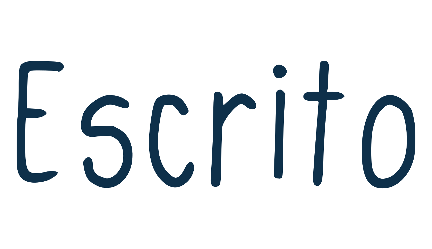 Escrito, handwriting font preview
