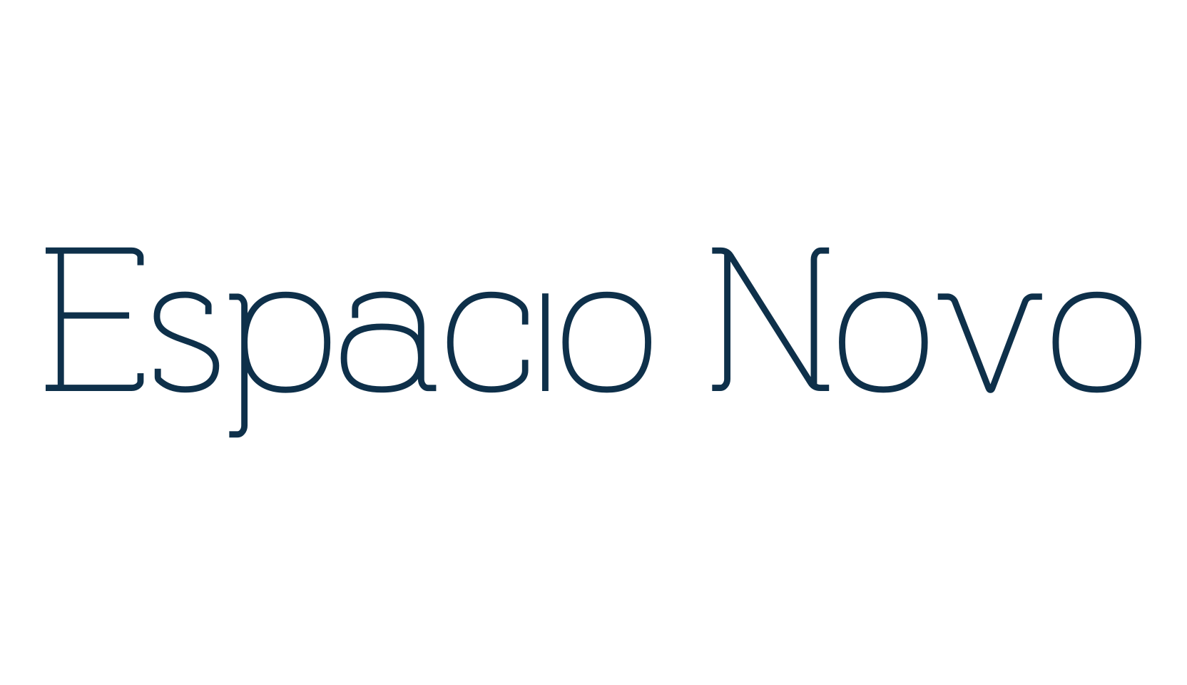 Espacio Novo, serif font preview