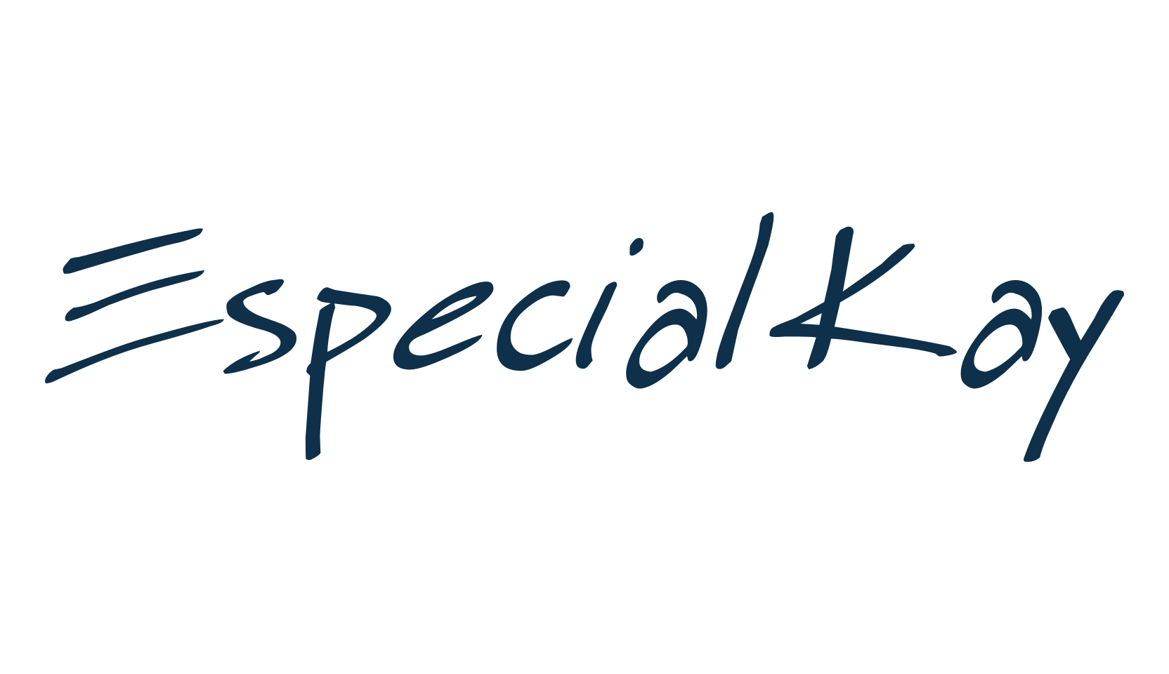Especial Kay, script handwritten fancy decorative calligraphy font preview