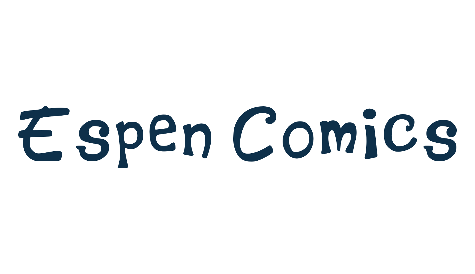 Espen Comics, fancy cartoon decorative comic font preview