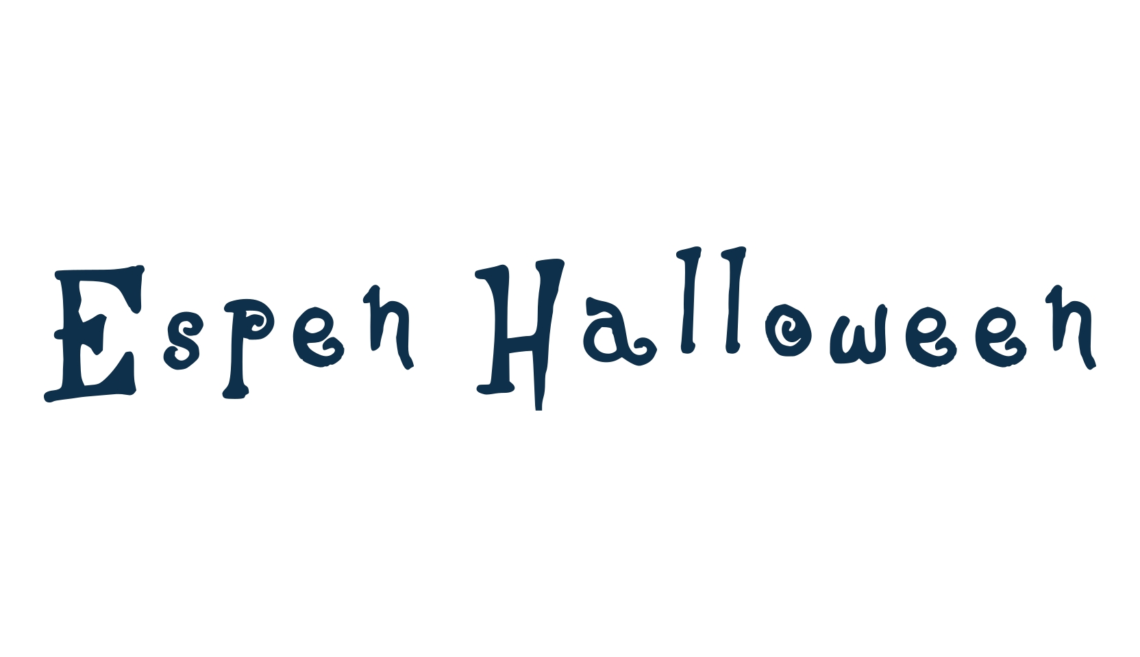 Espen Halloween, fancy decorative font preview