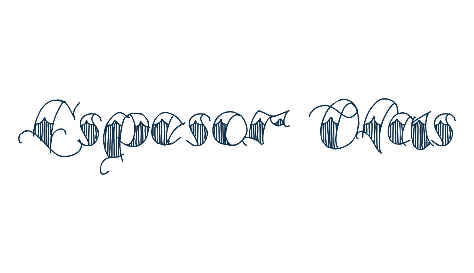 Espesor Olas, various font preview