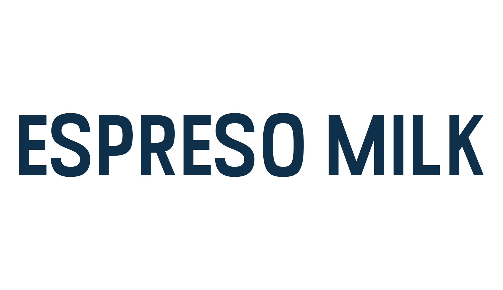 Espreso Milk, sans serif font preview