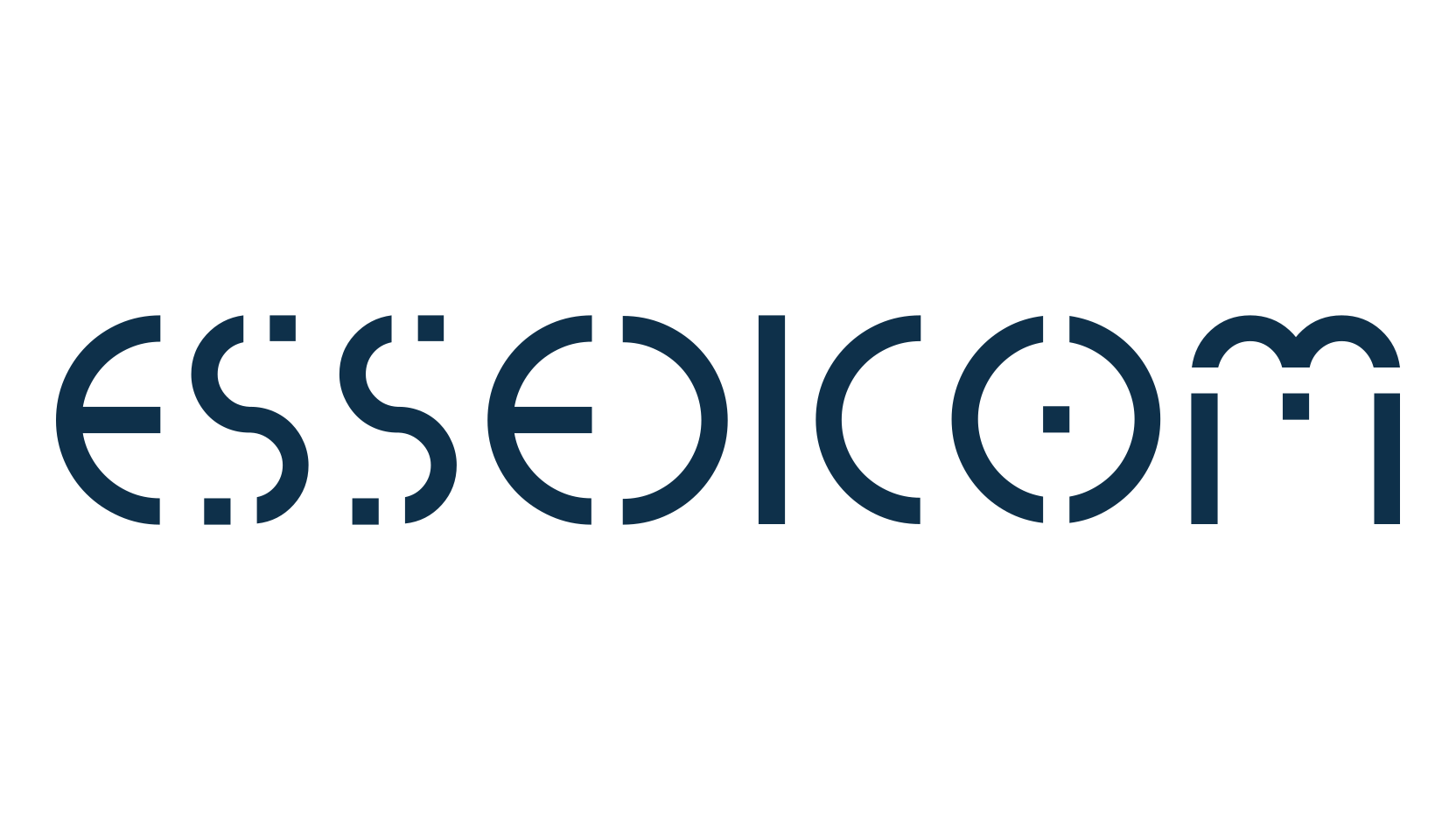 Essedicom, fancy various techno sci-fi font preview