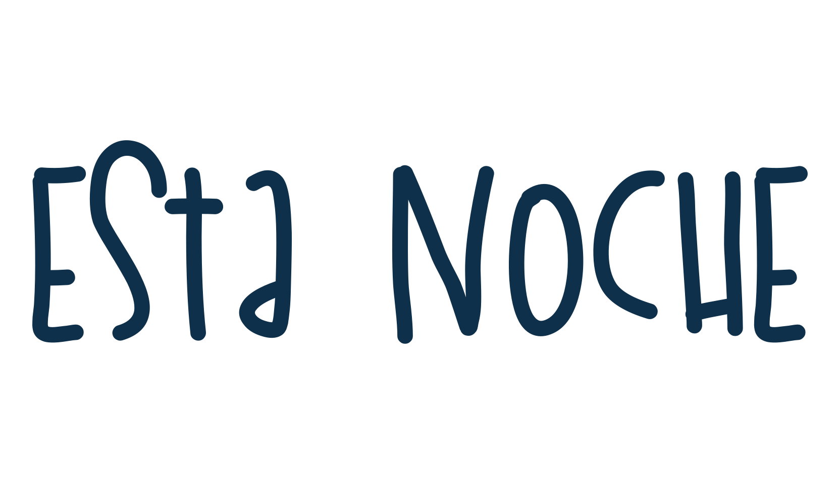 Esta Noche, script handwritten fancy decorative calligraphy font preview