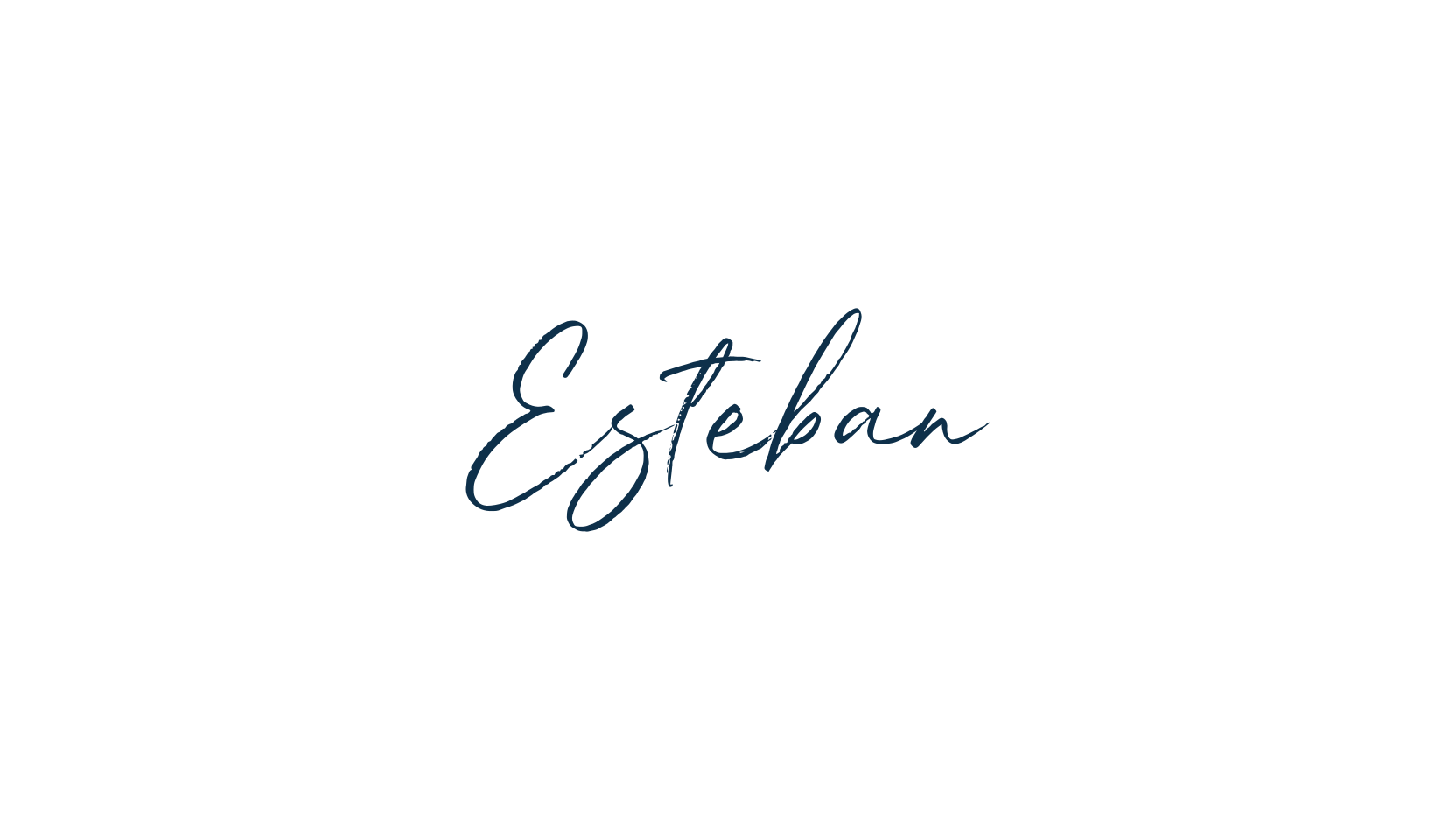 Esteban, script handwritten fancy decorative calligraphy font preview