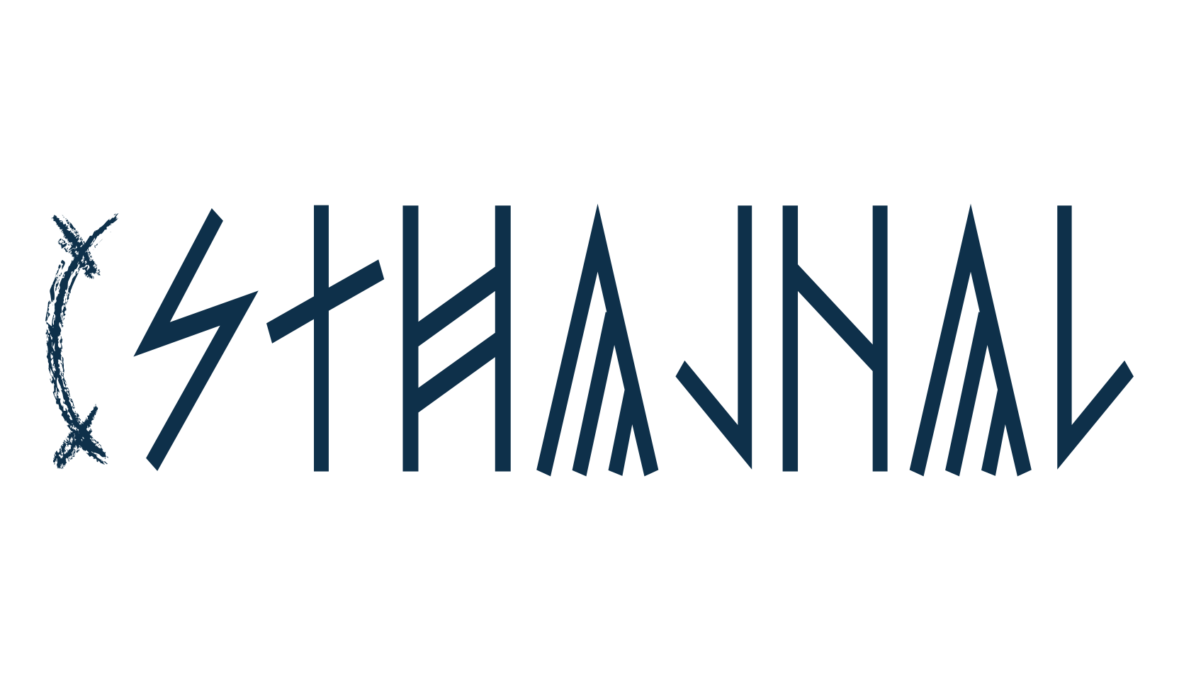 Esthajnal, fancy decorative font preview
