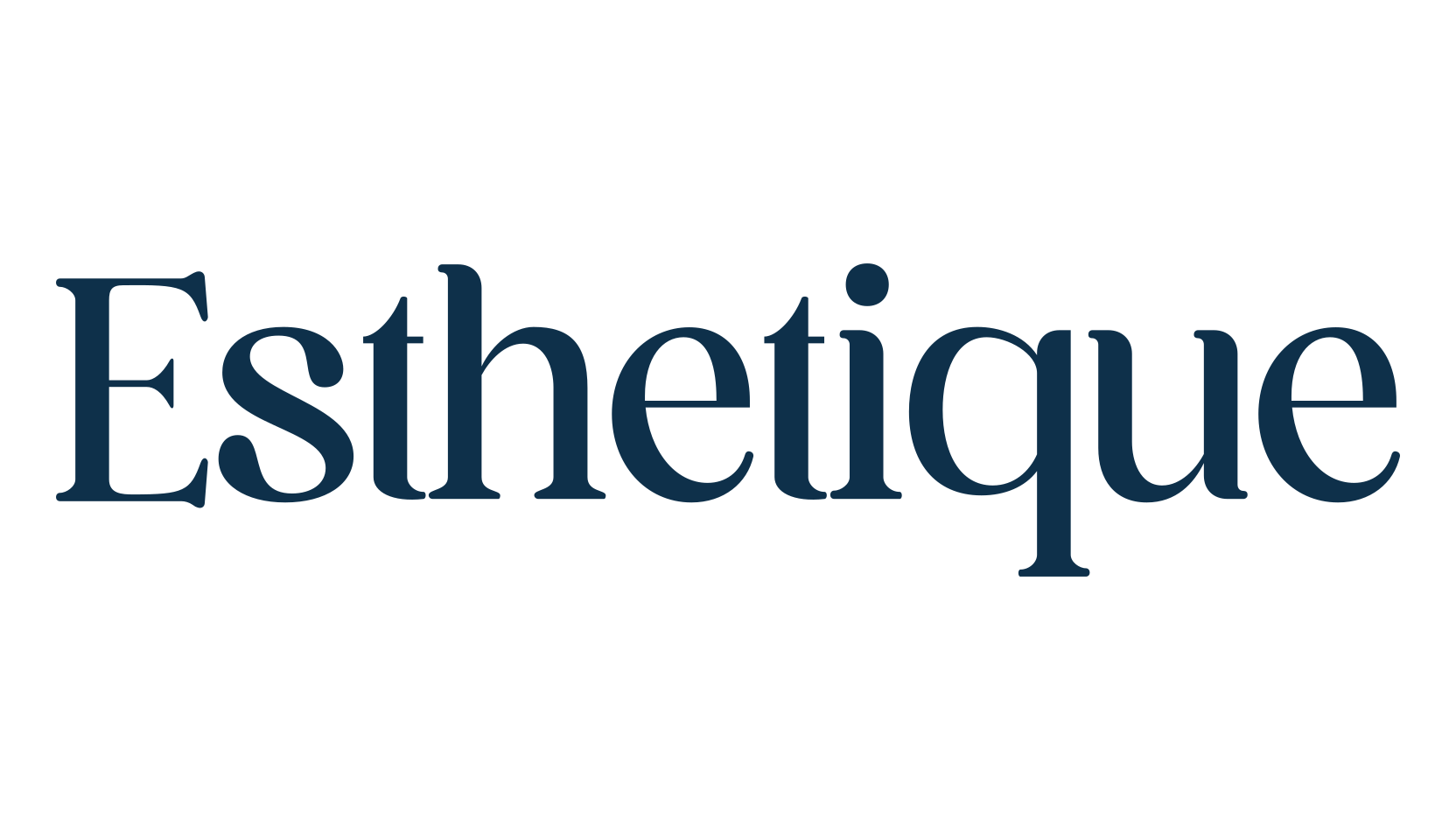 Esthetique, serif font preview