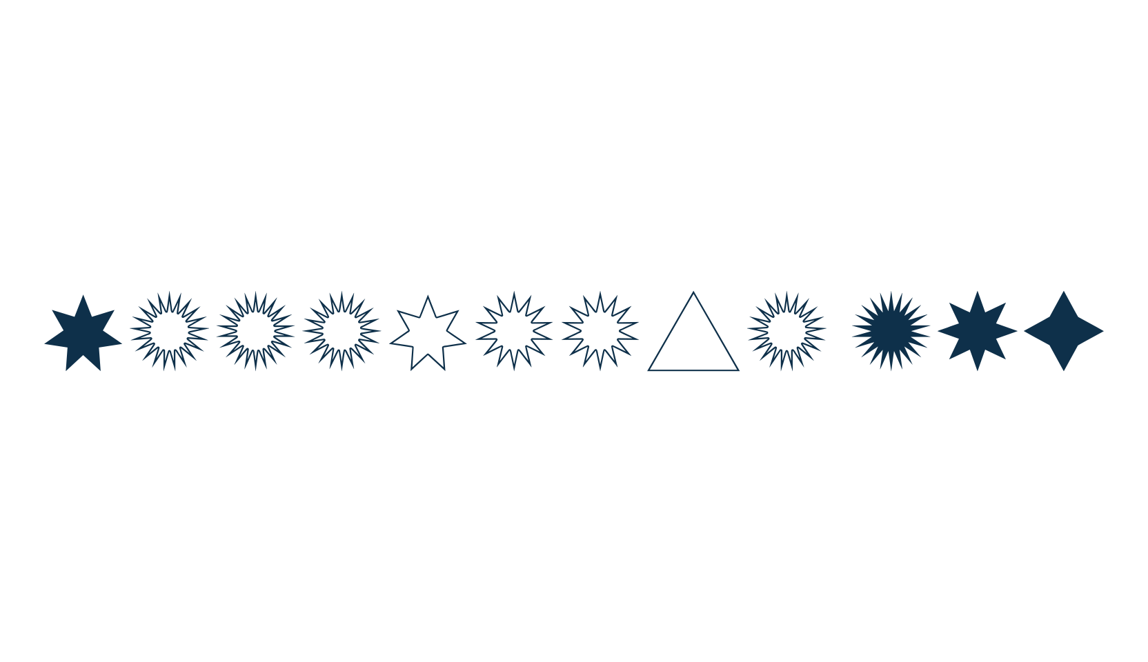 Estrellas TFB, fancy decorative font preview