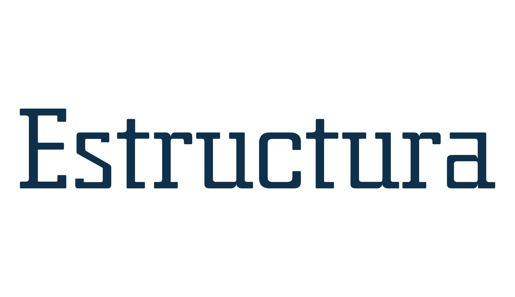 Estructura, serif font preview
