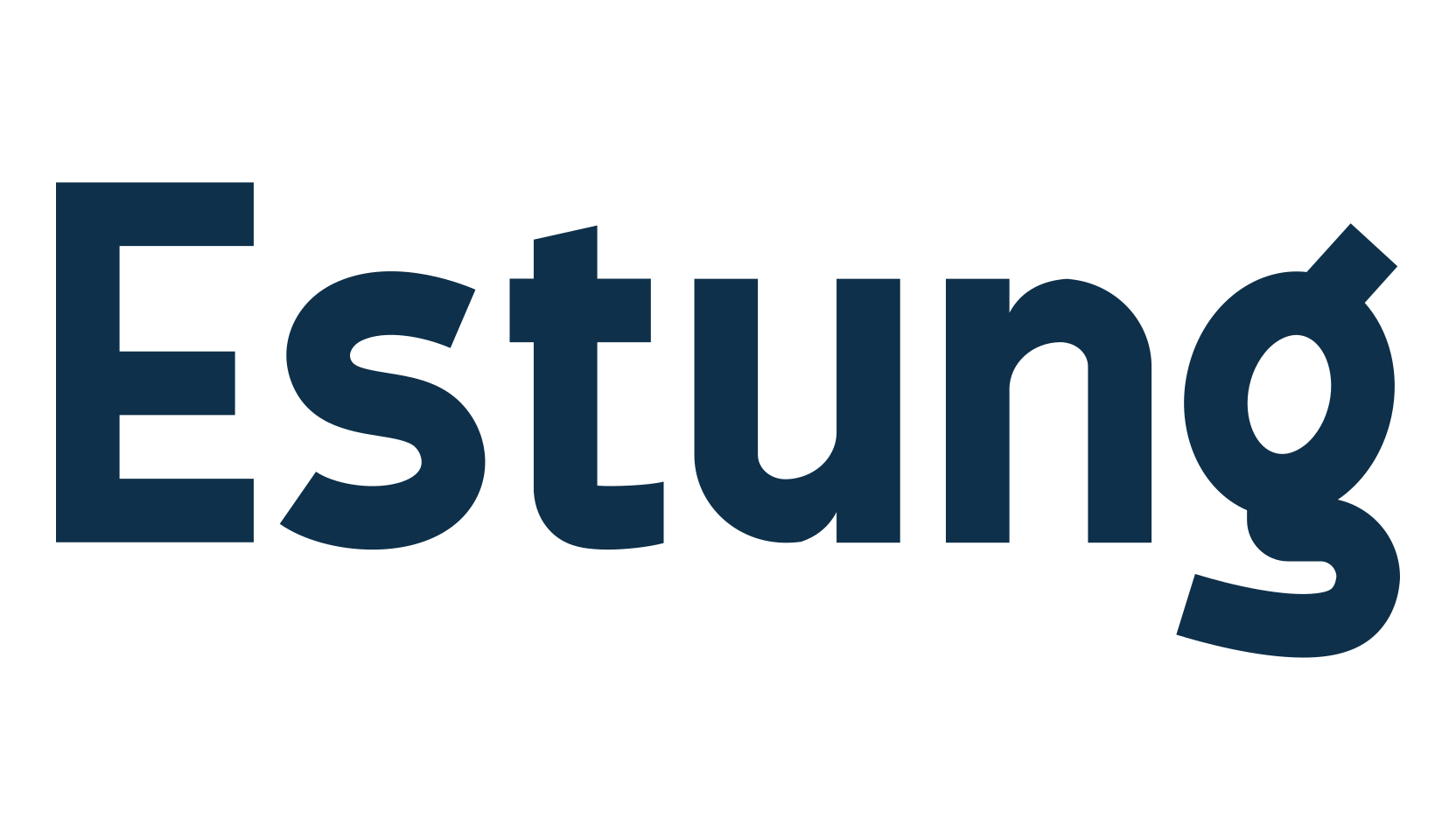 Estung, basic sans serif font preview